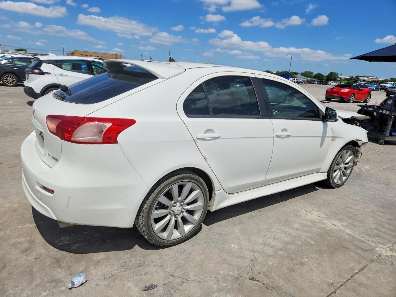 2010 Mitsubishi Lancer Gts White vin: JA32X8HW2AU013790