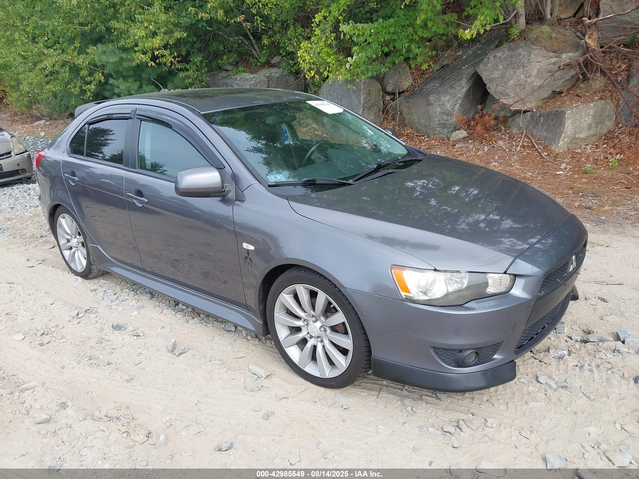2010 Mitsubishi Lancer Sportback Gts Gray vin: JA32X8HW6AU014375