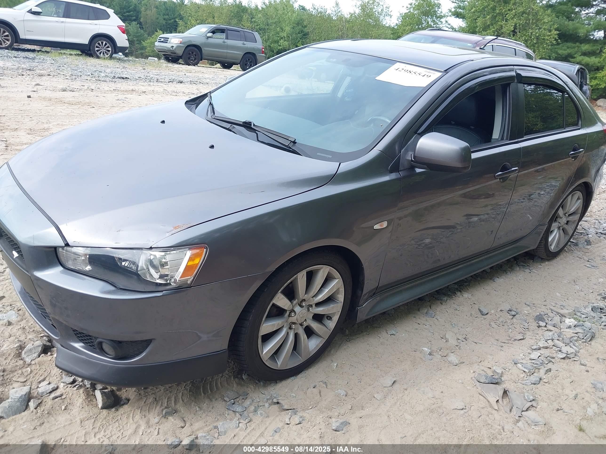 2010 Mitsubishi Lancer Sportback Gts Gray vin: JA32X8HW6AU014375