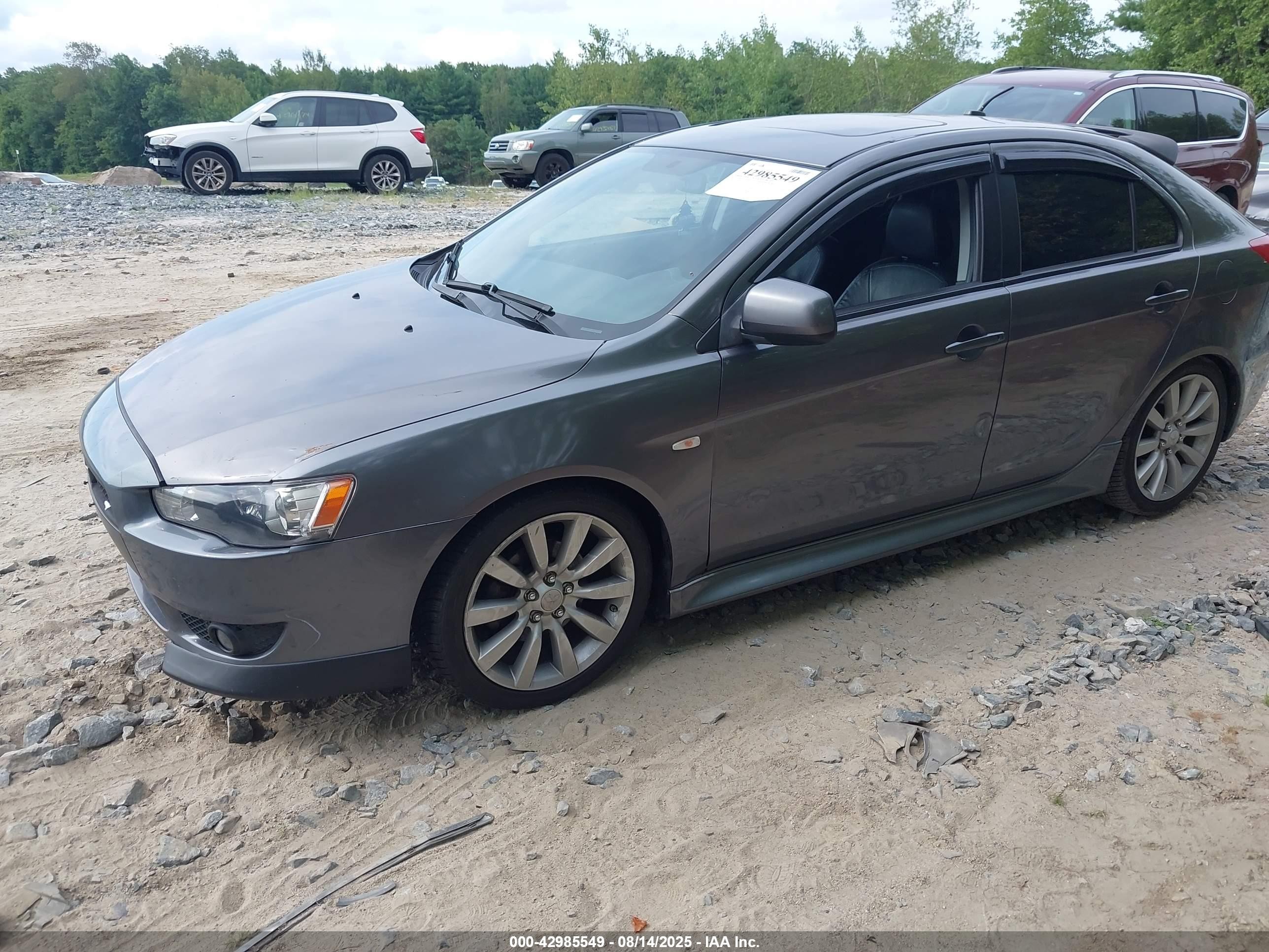 2010 Mitsubishi Lancer Sportback Gts Gray vin: JA32X8HW6AU014375