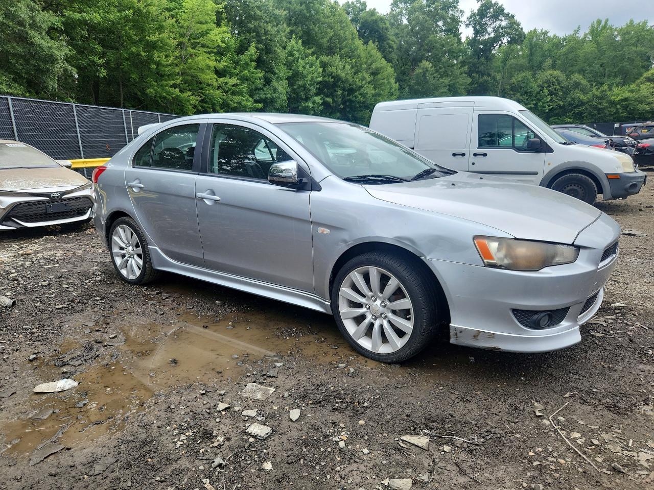 2010 Mitsubishi Lancer Gts Silver vin: JA32X8HW8AU000879
