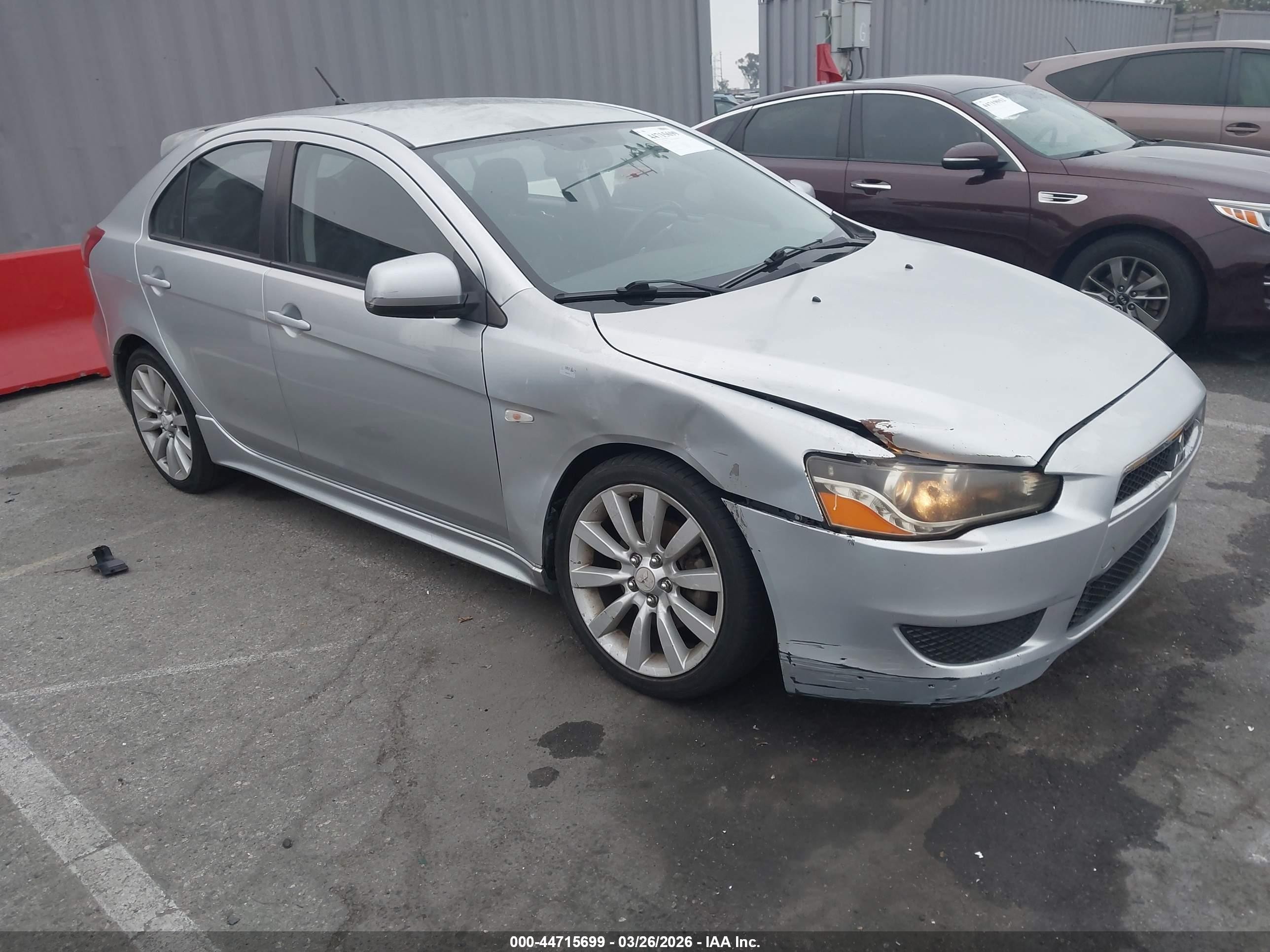 2010 Mitsubishi Lancer Sportback Gts Gray vin: JA32X8HW9AU005654