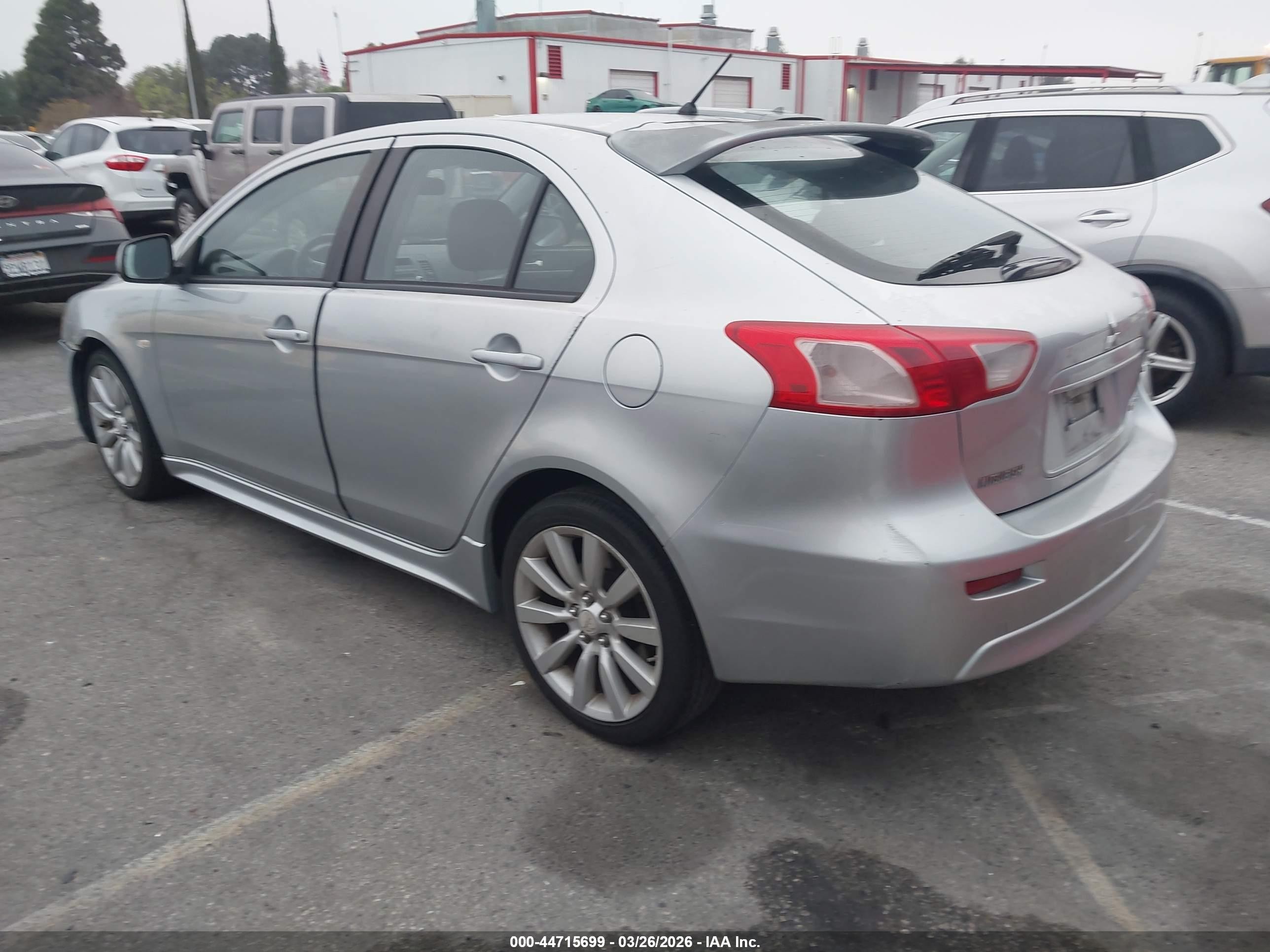 2010 Mitsubishi Lancer Sportback Gts Gray vin: JA32X8HW9AU005654