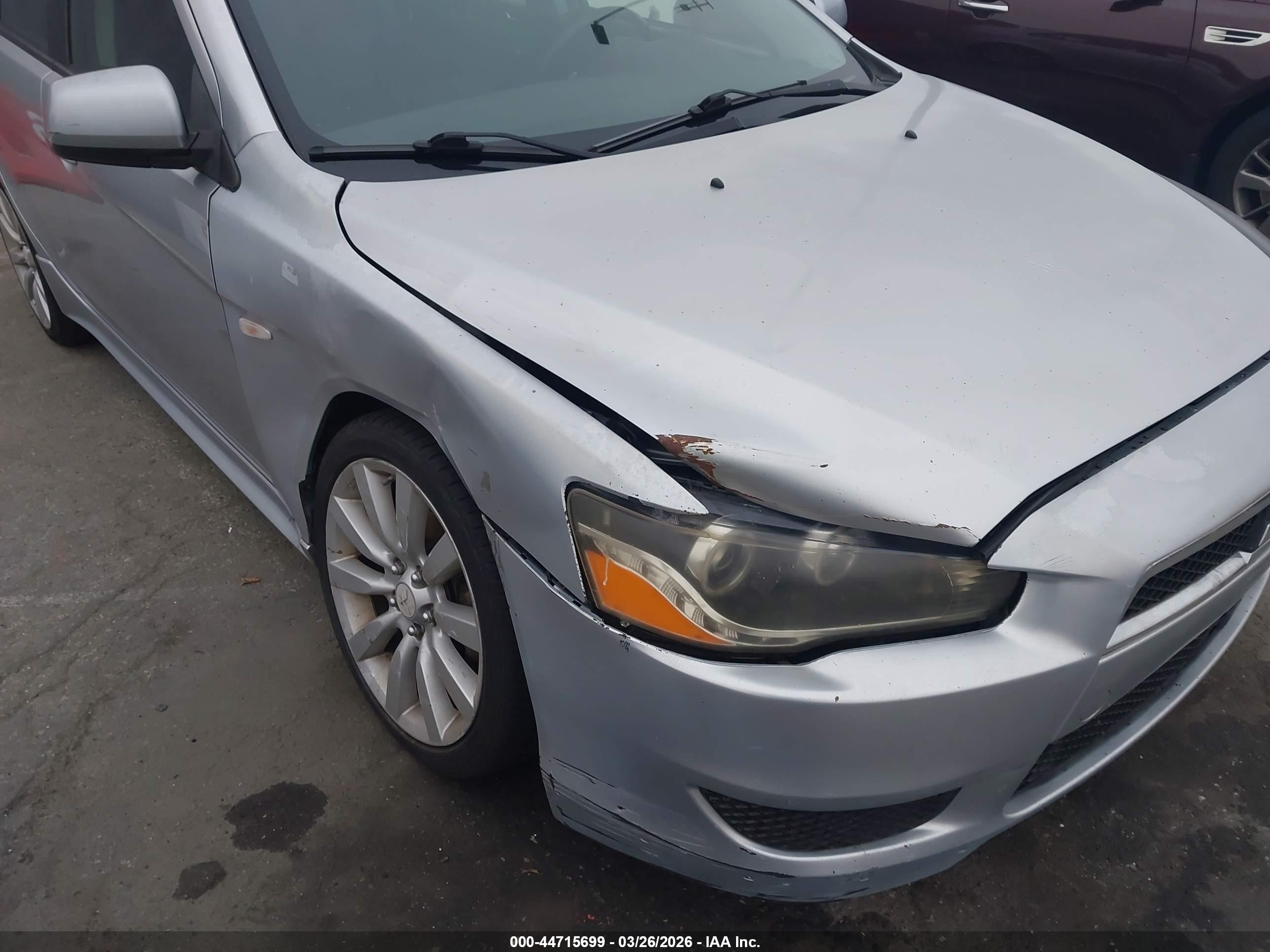 2010 Mitsubishi Lancer Sportback Gts Gray vin: JA32X8HW9AU005654