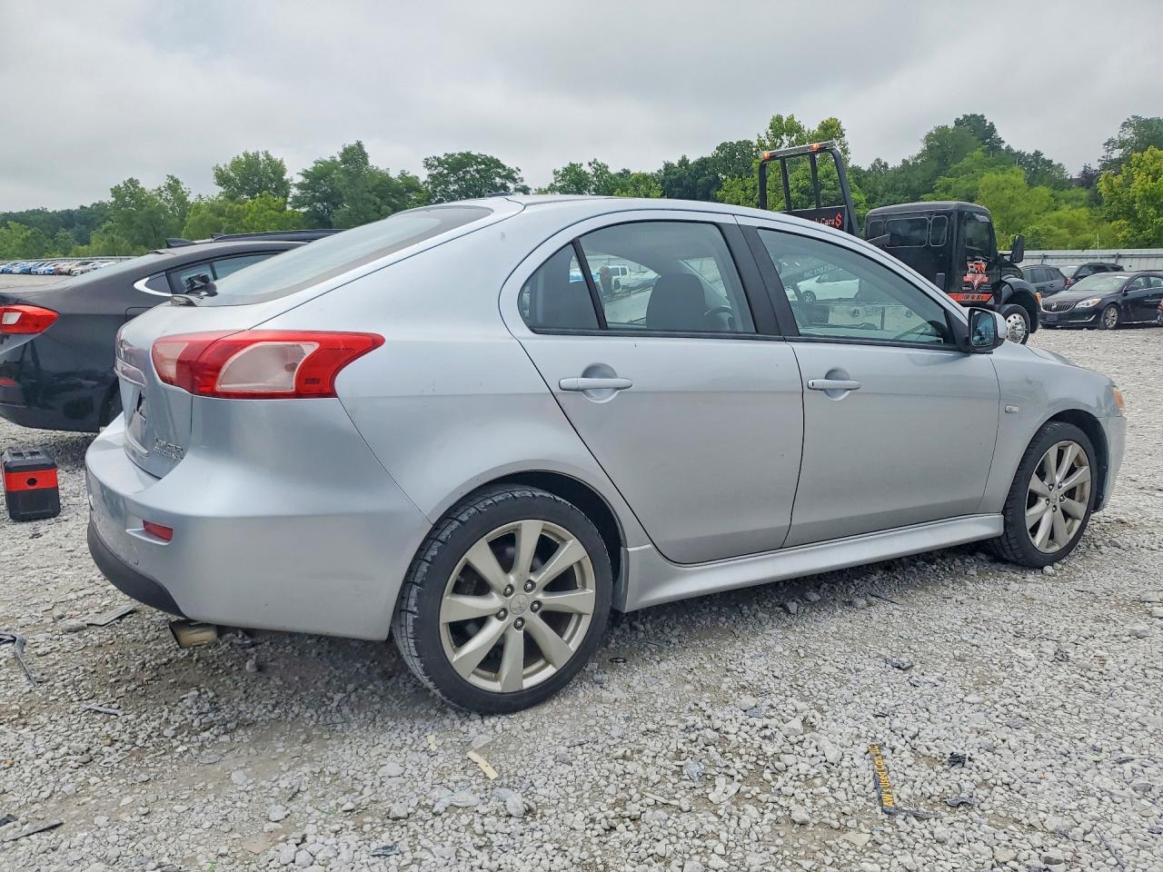 2014 Mitsubishi Lancer Gt Silver vin: JA32X8HW9EU001481