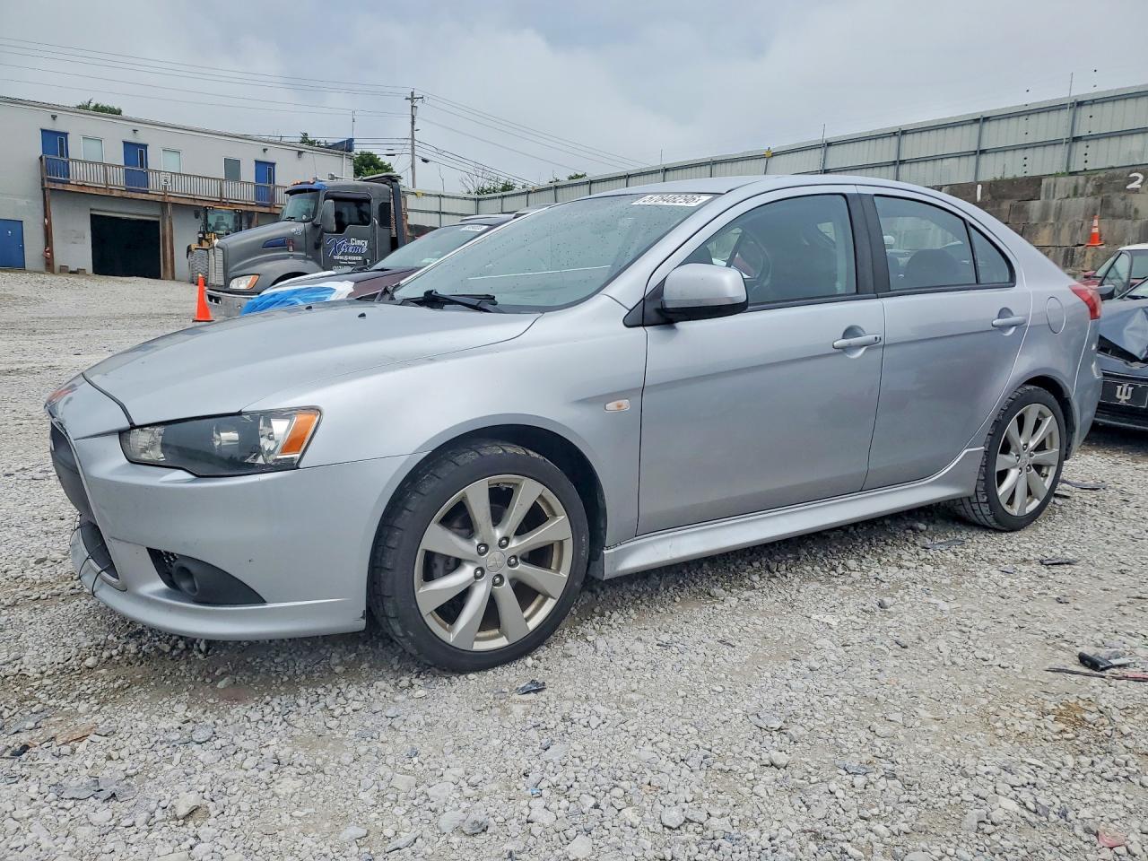 2014 Mitsubishi Lancer Gt Silver vin: JA32X8HW9EU001481