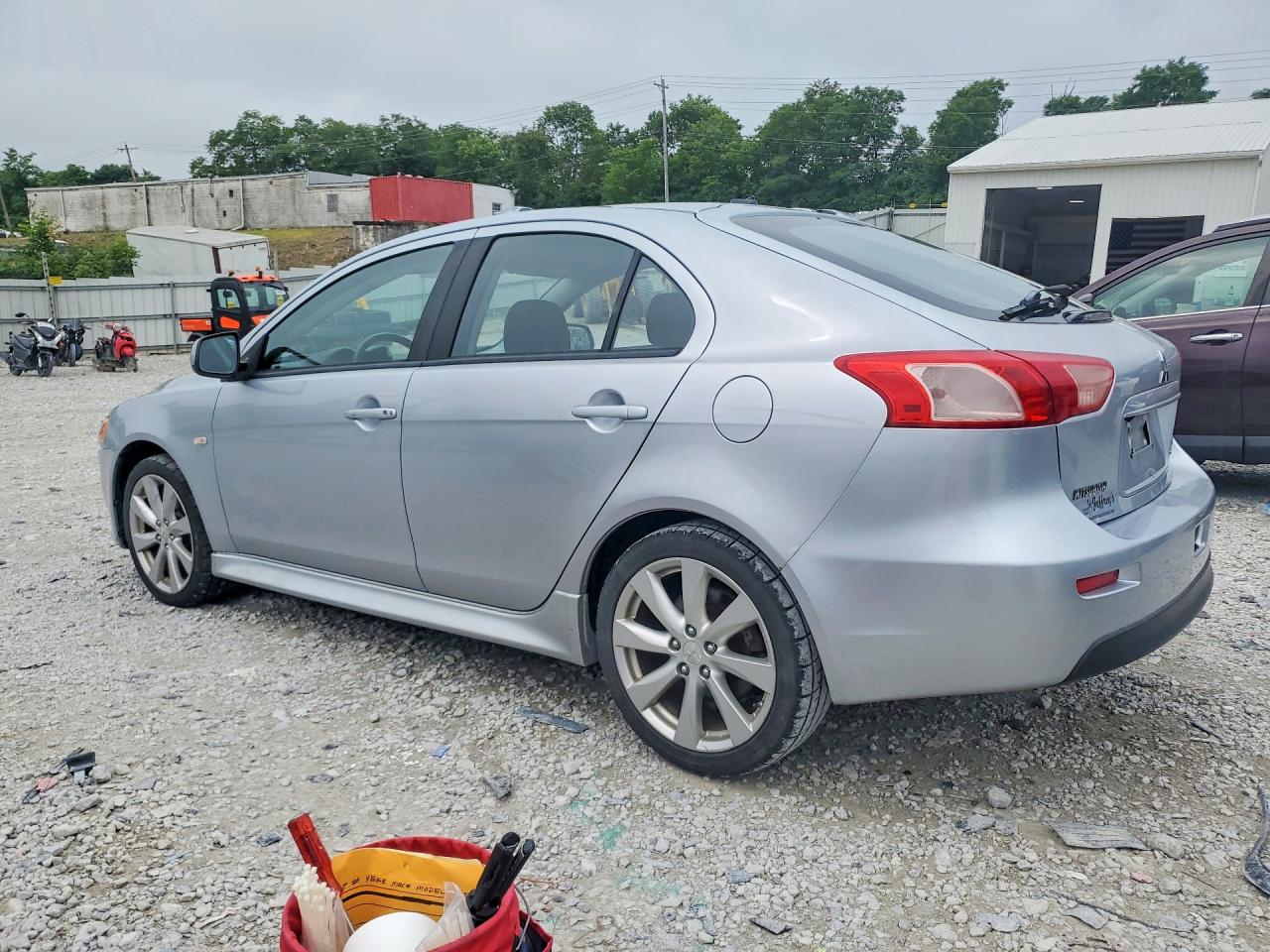 2014 Mitsubishi Lancer Gt Silver vin: JA32X8HW9EU001481