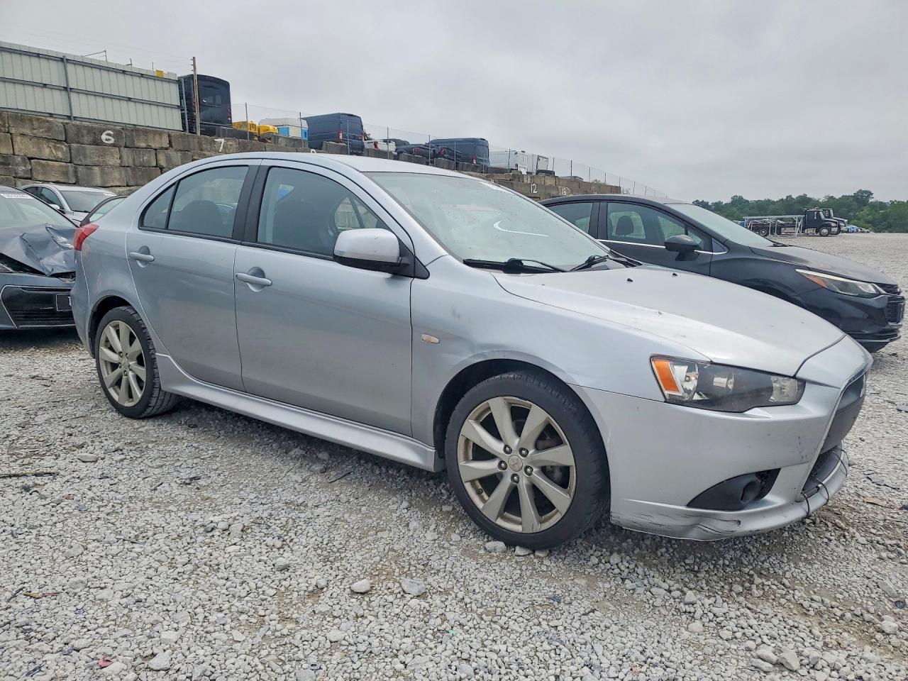 2014 Mitsubishi Lancer Gt Silver vin: JA32X8HW9EU001481