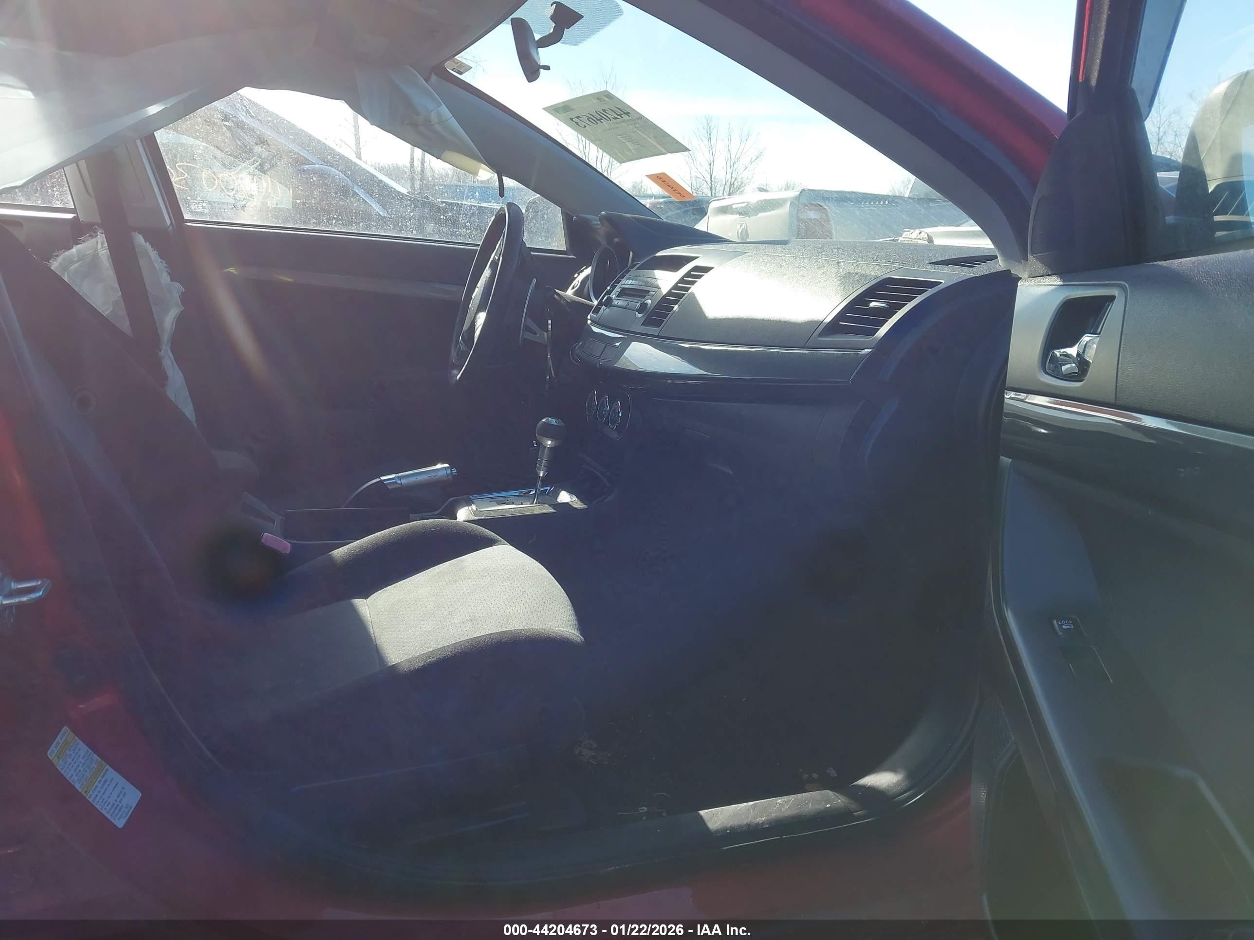 2011 Mitsubishi Lancer Sportback Gts Красный vin: JA32X8HWXBU001324