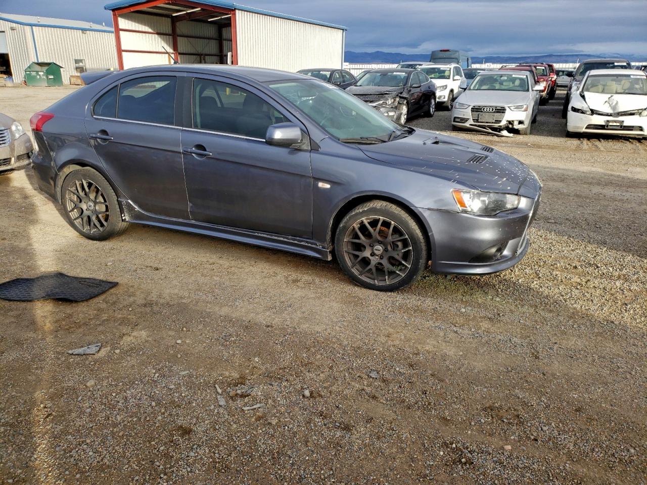 2010 Mitsubishi Lancer Ralliart Серый vin: JA32Y6HV3AU011085
