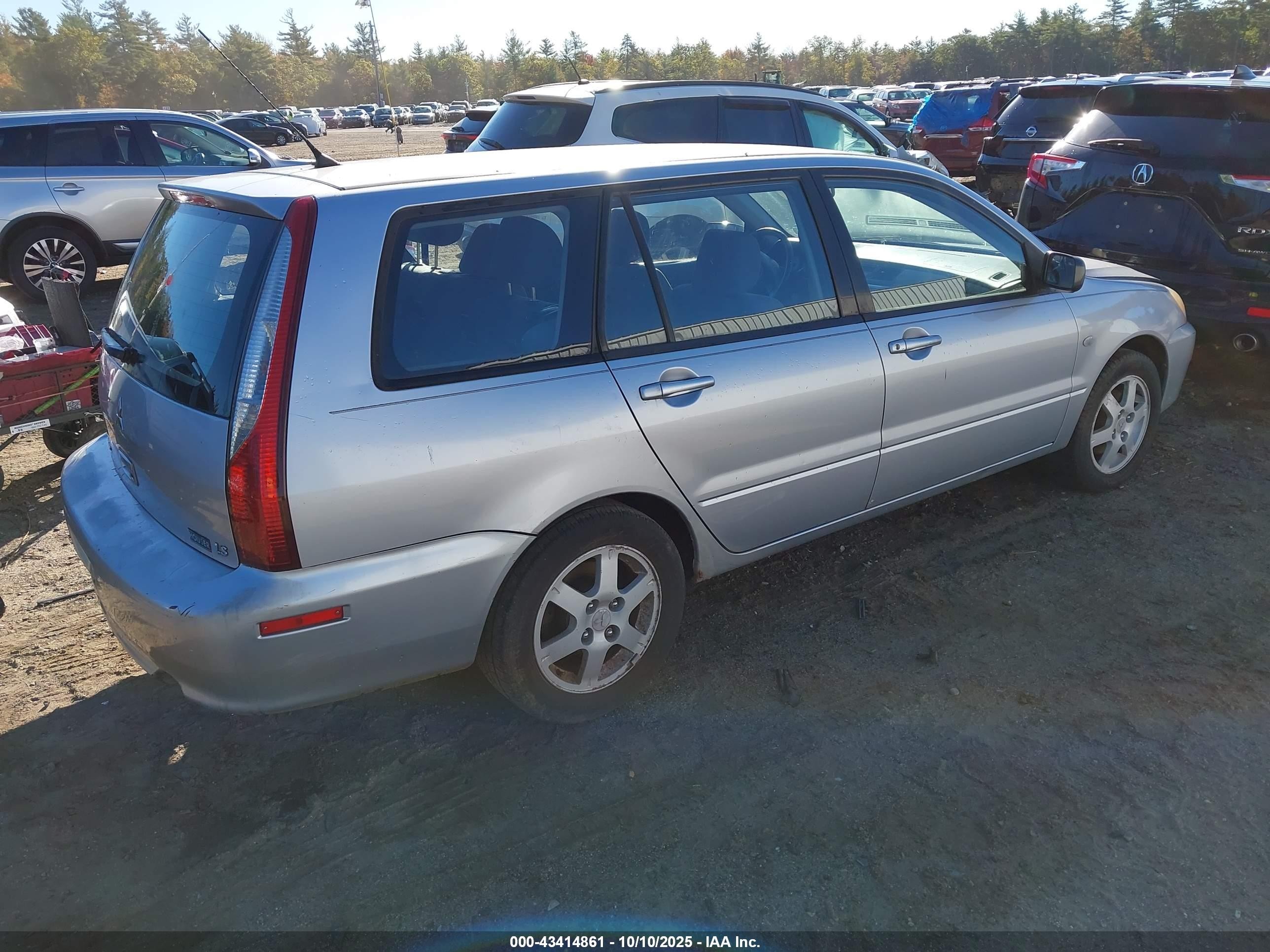 2004 Mitsubishi Lancer Sportback Ls Silver vin: JA3AD29F24U008304