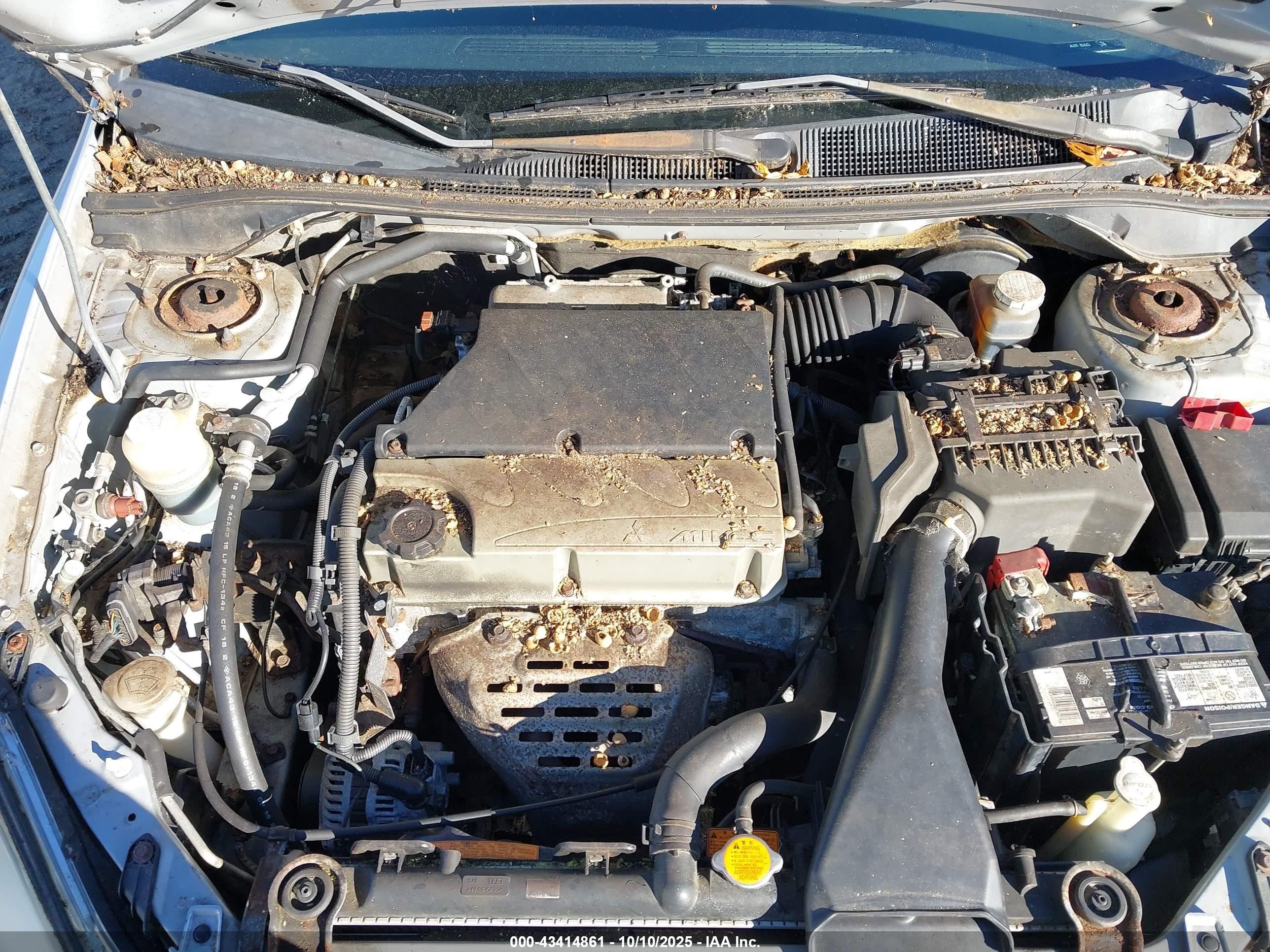 2004 Mitsubishi Lancer Sportback Ls Silver vin: JA3AD29F24U008304