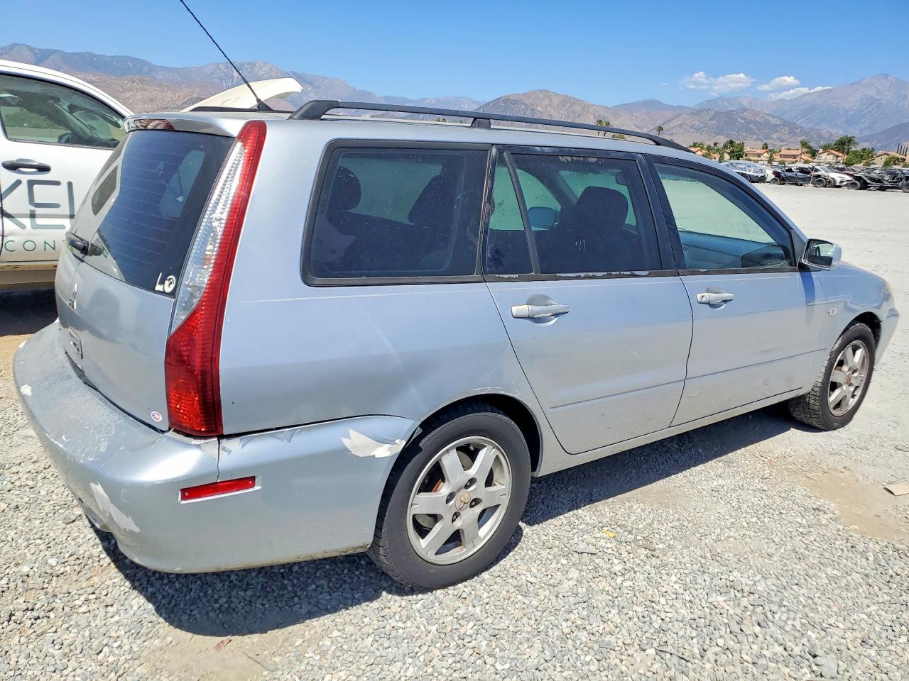 2004 Mitsubishi Lancer Ls Silver vin: JA3AD29F44U039327