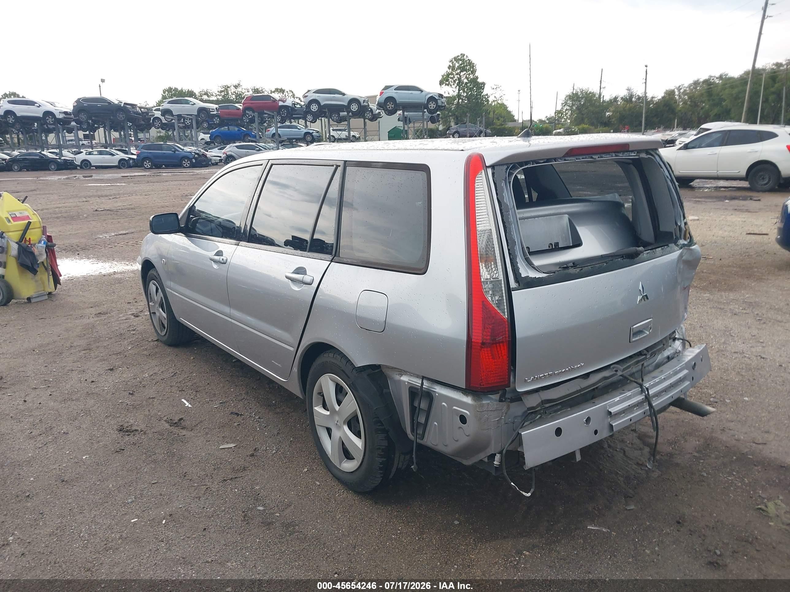 2004 Mitsubishi Lancer Sportback Ls Silver vin: JA3AD29F74U030072