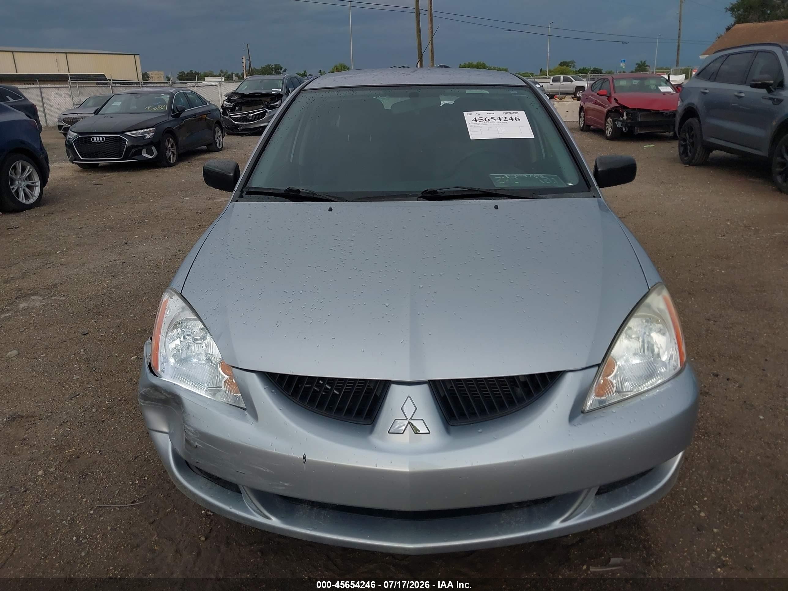 2004 Mitsubishi Lancer Sportback Ls Silver vin: JA3AD29F74U030072