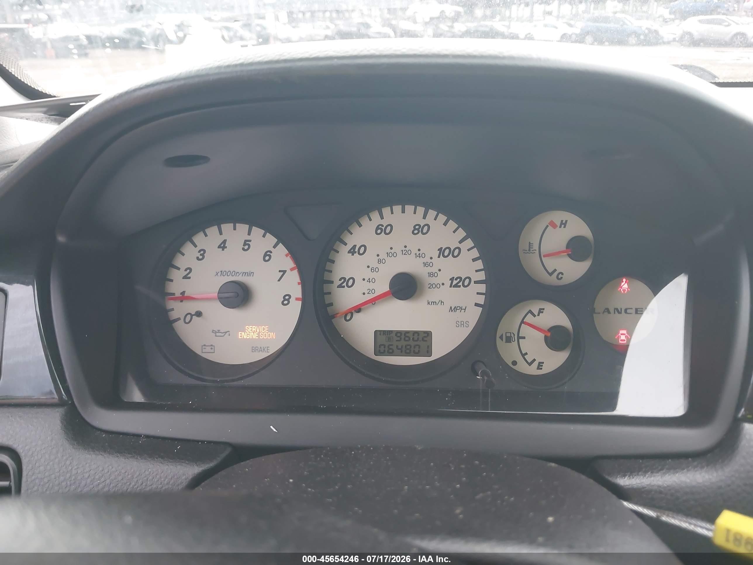 2004 Mitsubishi Lancer Sportback Ls Silver vin: JA3AD29F74U030072