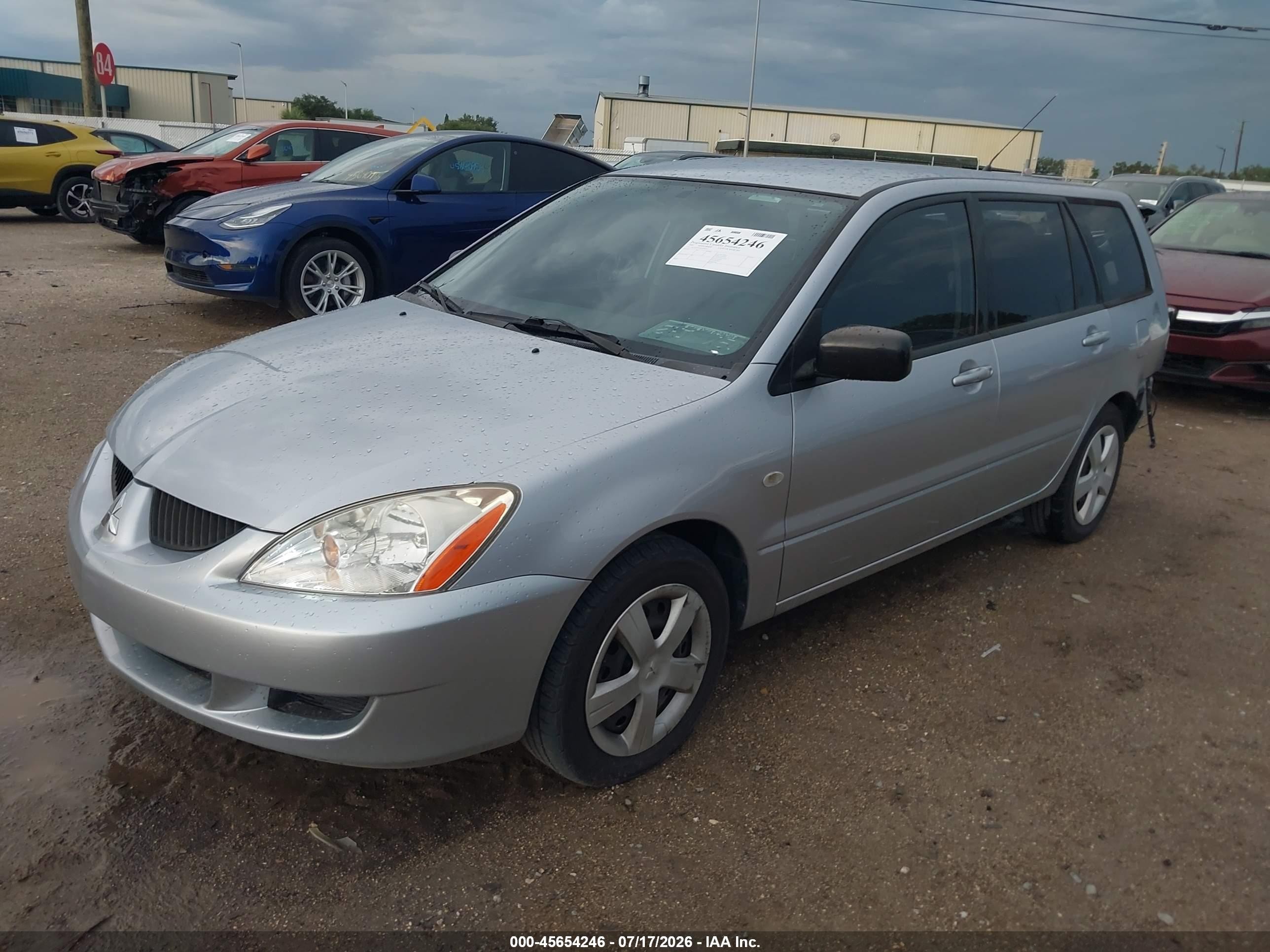 2004 Mitsubishi Lancer Sportback Ls Silver vin: JA3AD29F74U030072