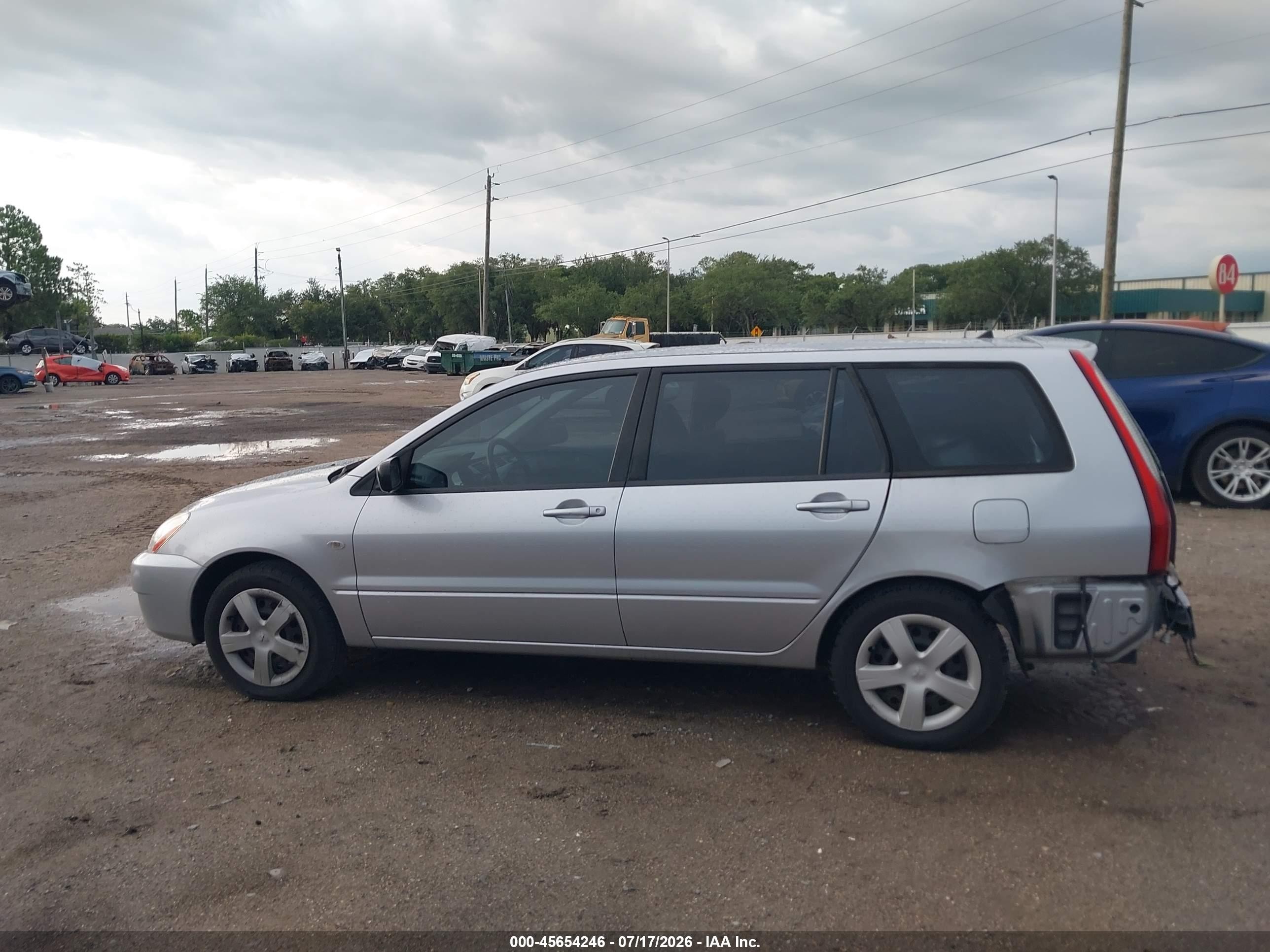 2004 Mitsubishi Lancer Sportback Ls Silver vin: JA3AD29F74U030072