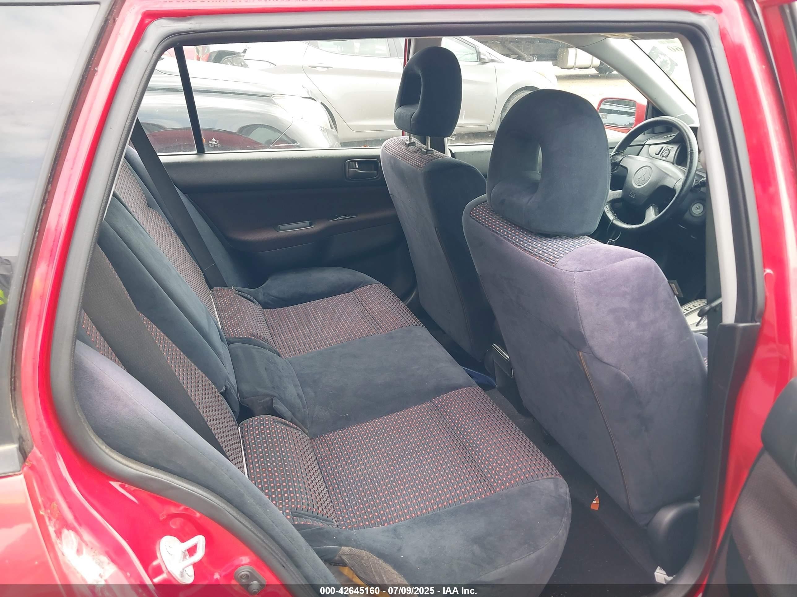 2004 Mitsubishi Lancer Sportback Ralliart Red vin: JA3AD69F54U043555