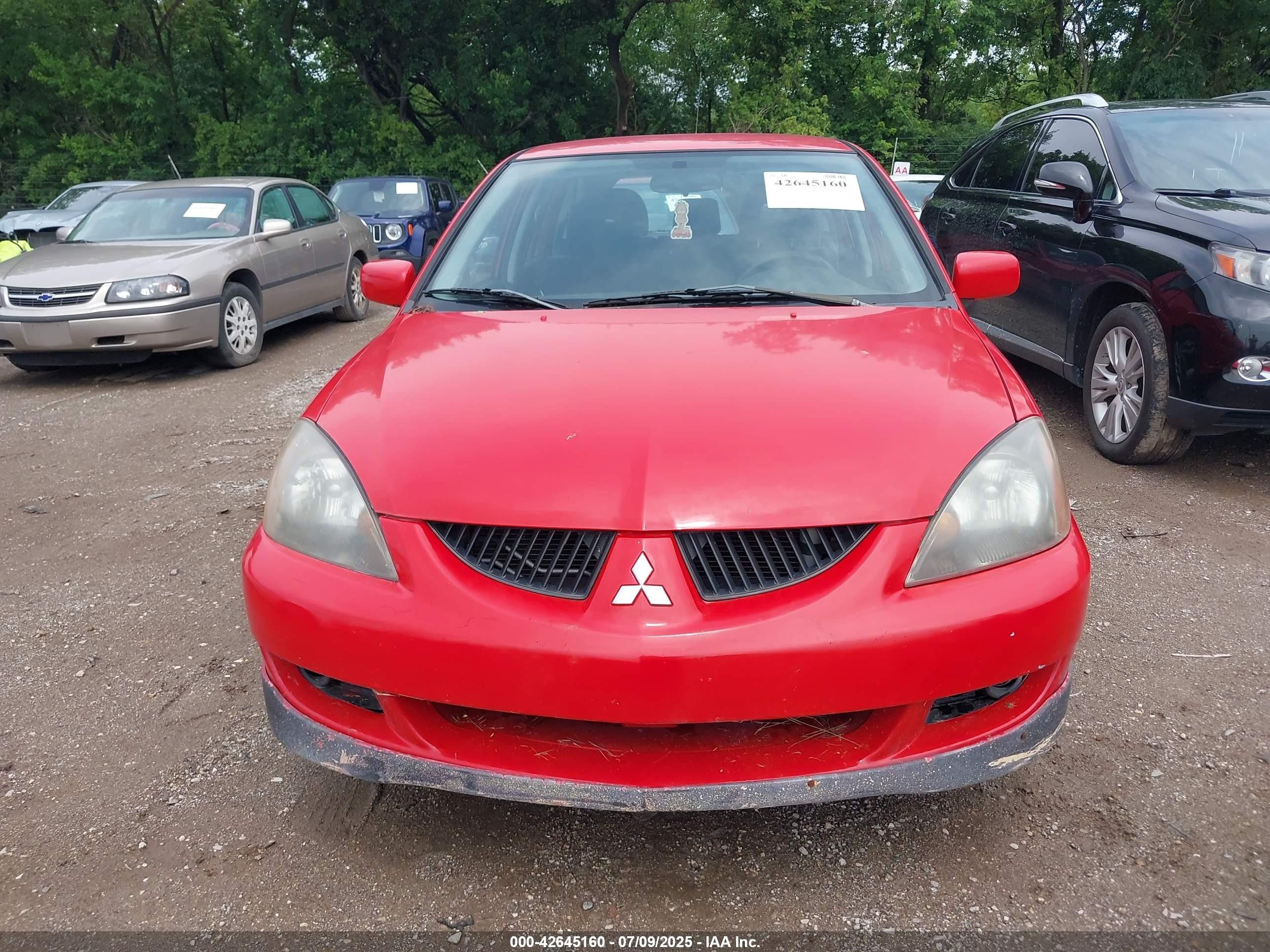 2004 Mitsubishi Lancer Sportback Ralliart Red vin: JA3AD69F54U043555