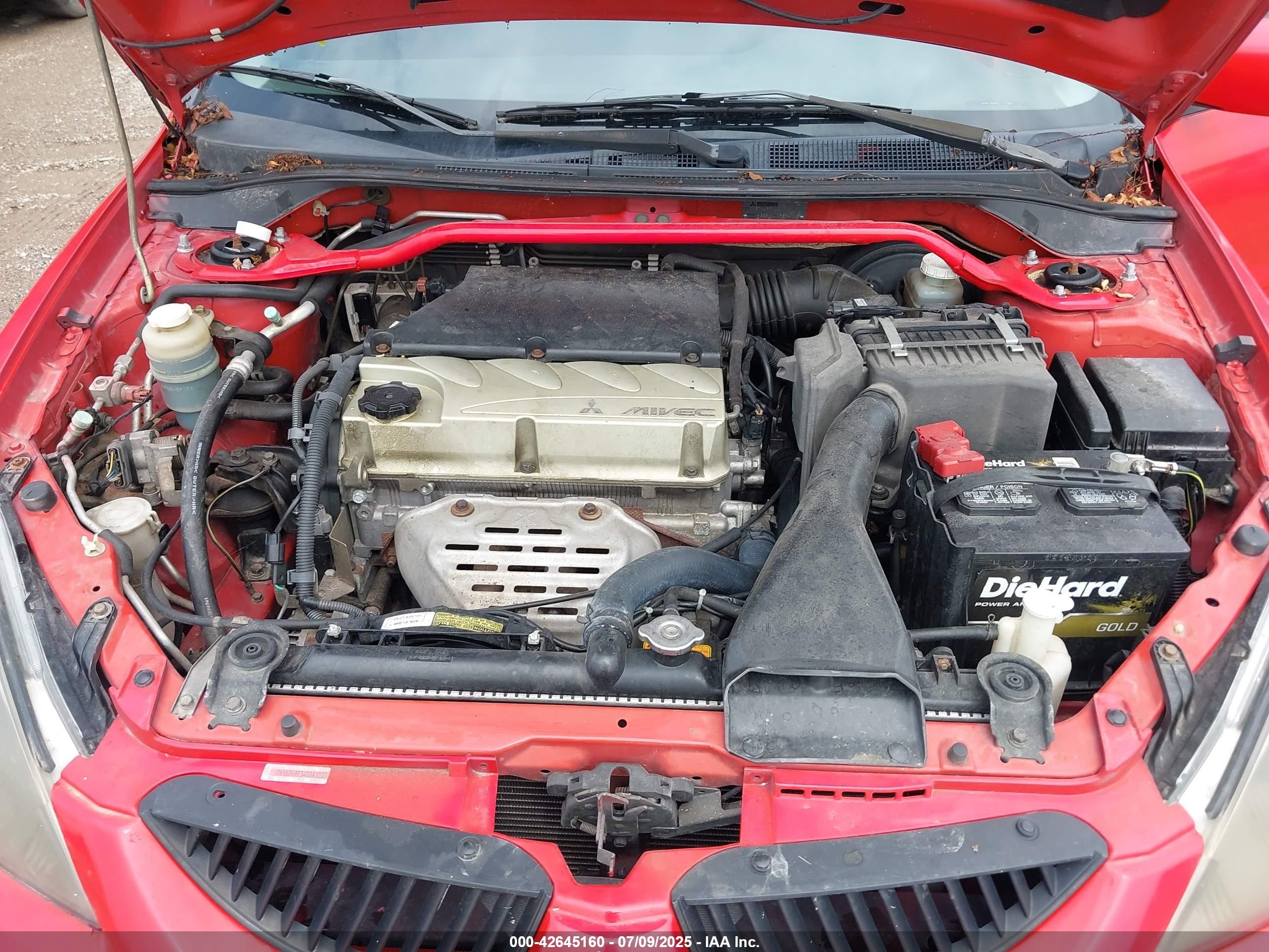 2004 Mitsubishi Lancer Sportback Ralliart Red vin: JA3AD69F54U043555