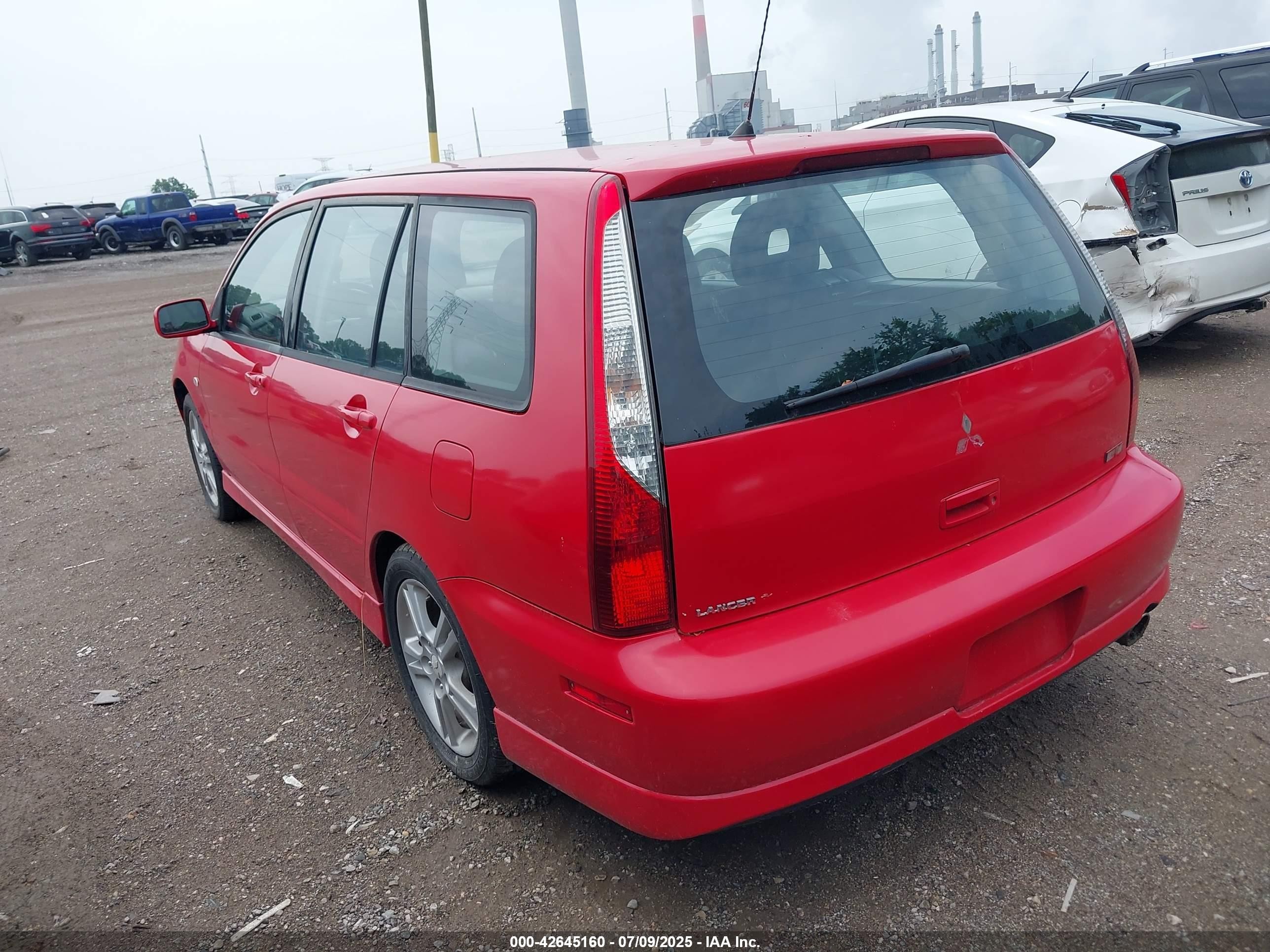 2004 Mitsubishi Lancer Sportback Ralliart Red vin: JA3AD69F54U043555