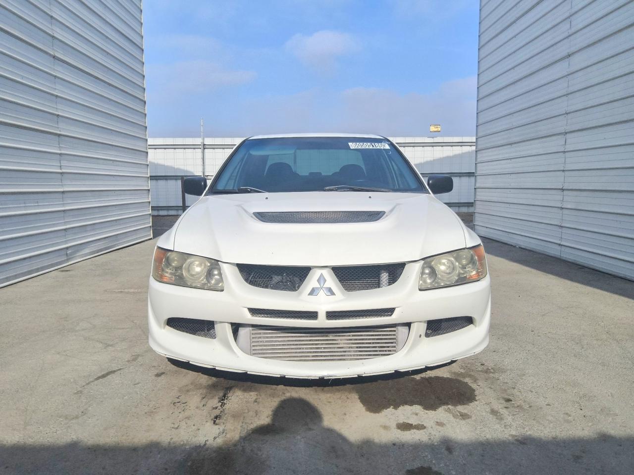 2005 Mitsubishi Lancer Evolution Rs White vin: JA3AH36D75U044942