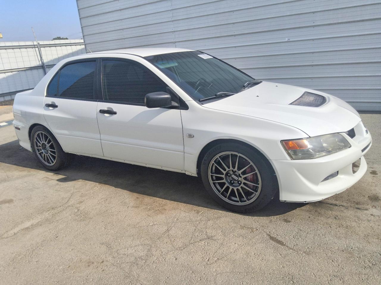 2005 Mitsubishi Lancer Evolution Rs White vin: JA3AH36D75U044942