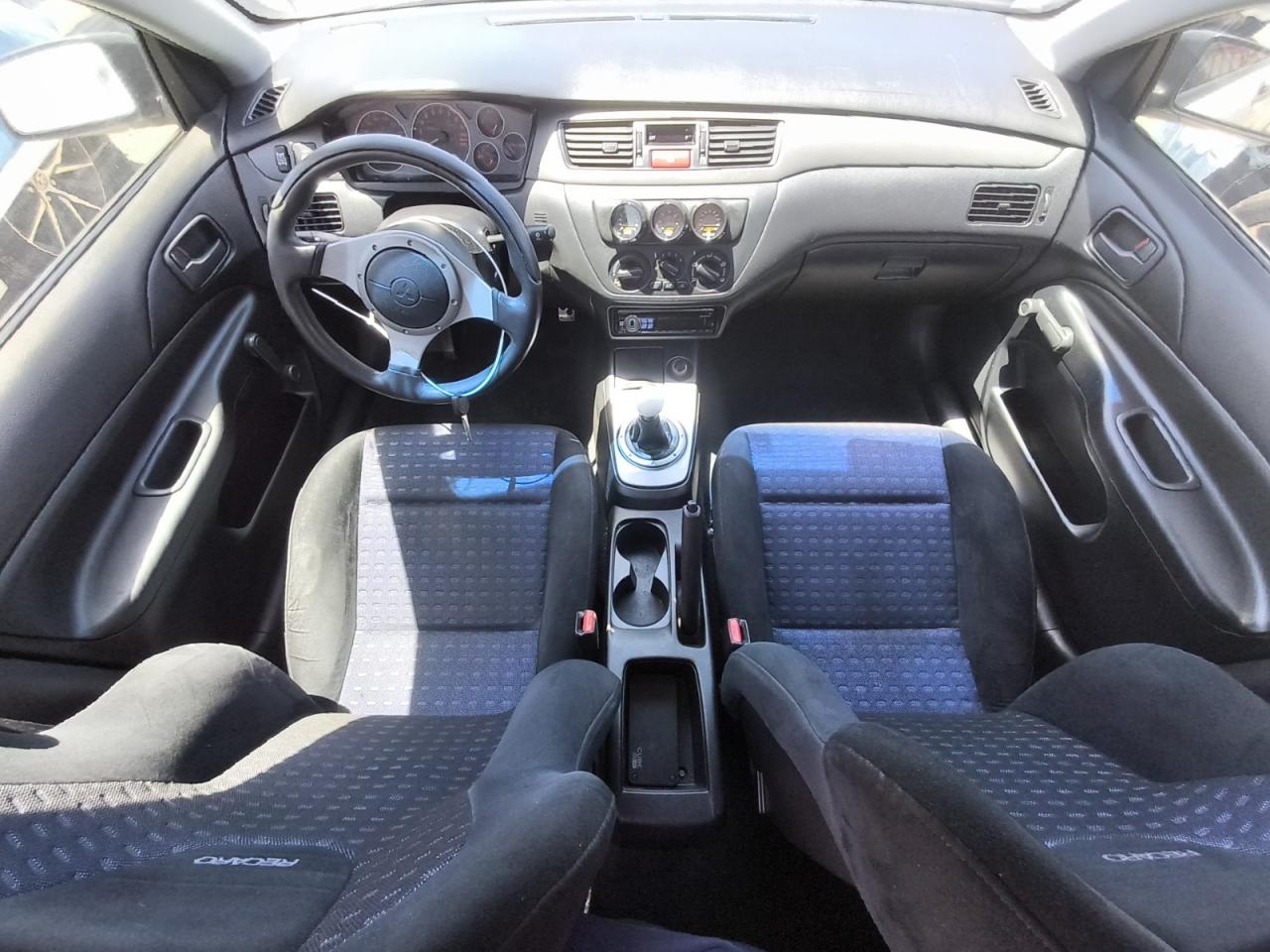 2005 Mitsubishi Lancer Evolution Rs White vin: JA3AH36D75U044942 Damage: Climate Control Switches, Inoperable, Repair Required