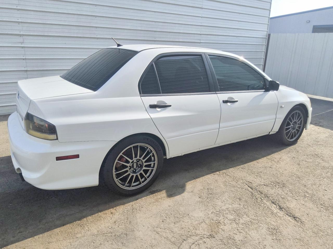 2005 Mitsubishi Lancer Evolution Rs White vin: JA3AH36D75U044942