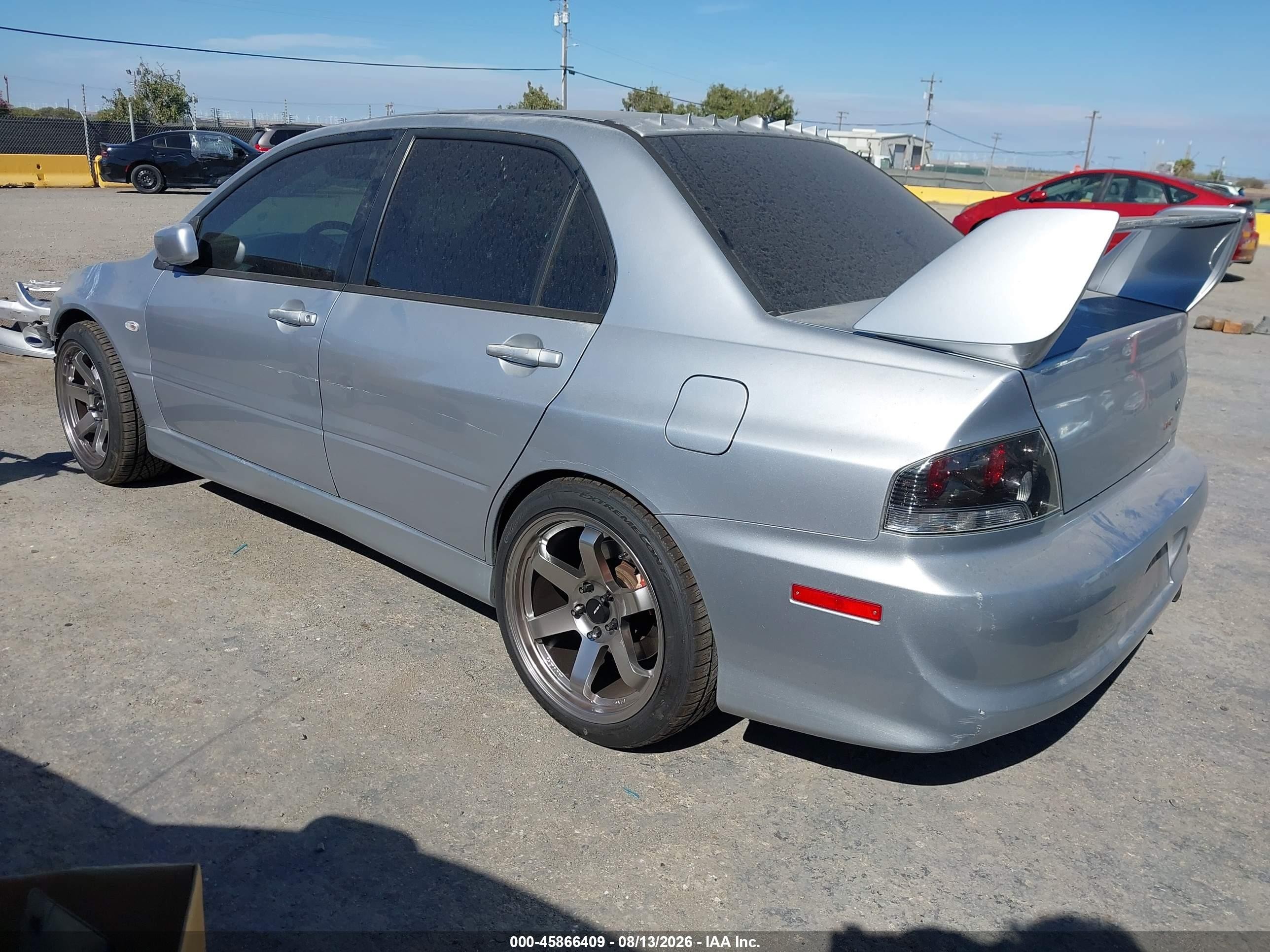 2006 Mitsubishi Lancer Evolution Ix/mr Gray vin: JA3AH86C76U034692