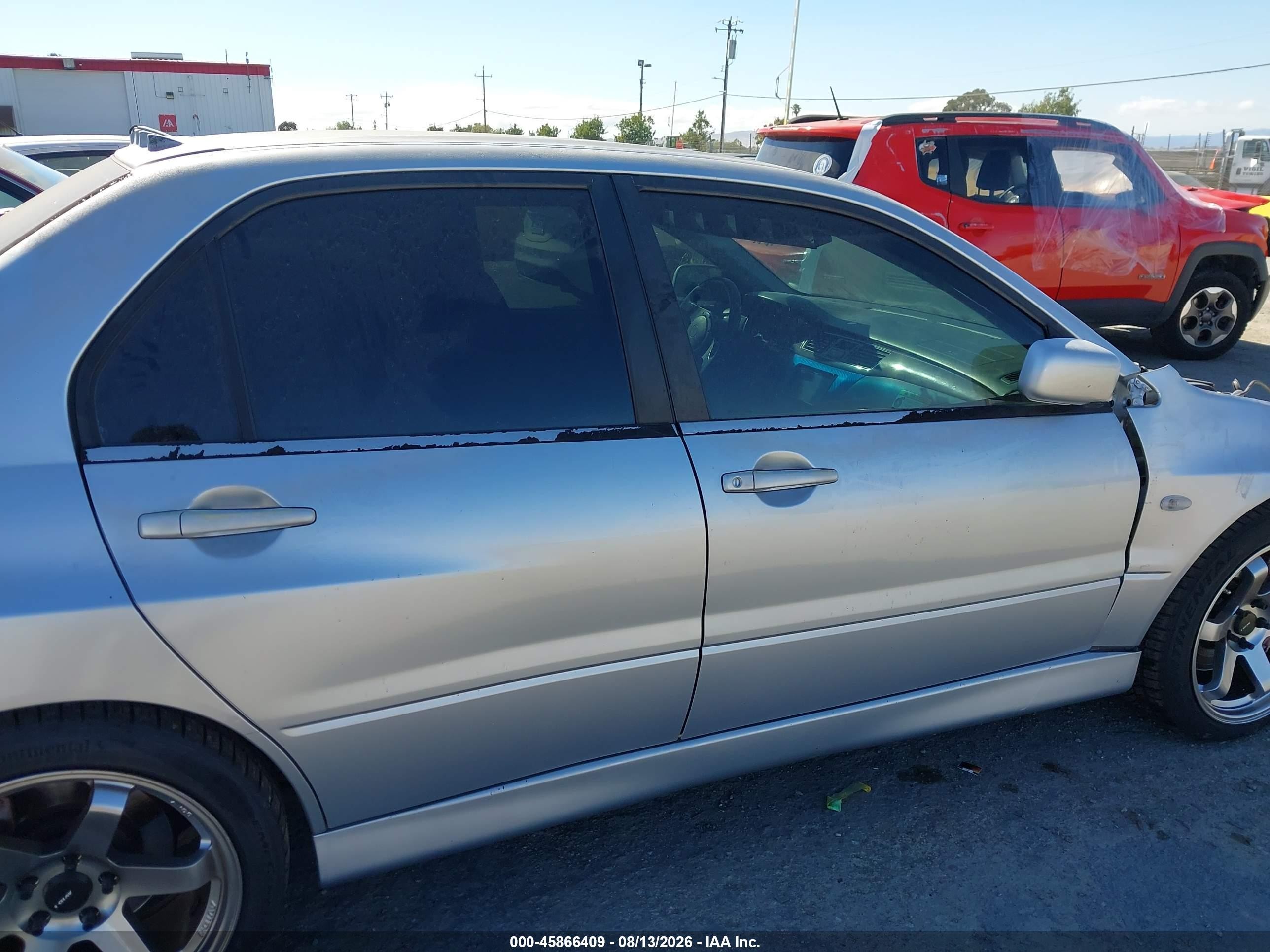 2006 Mitsubishi Lancer Evolution Ix/mr Gray vin: JA3AH86C76U034692