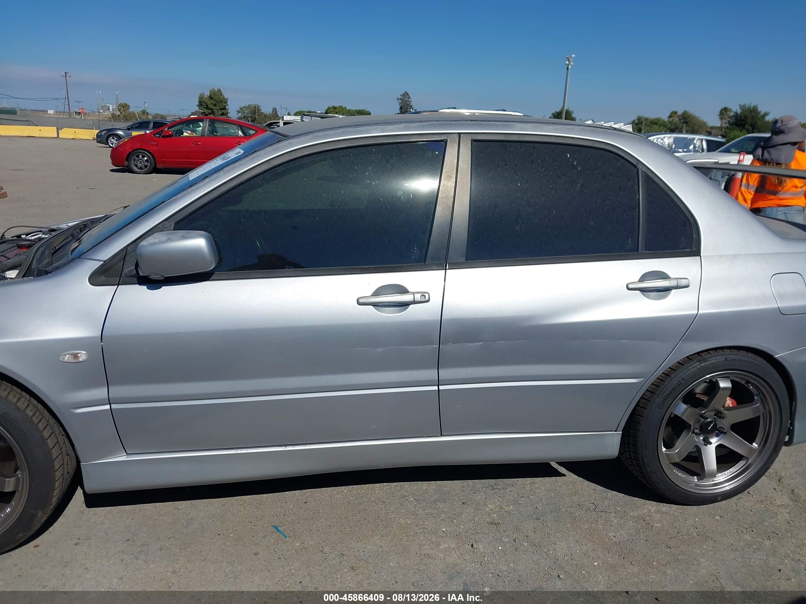 2006 Mitsubishi Lancer Evolution Ix/mr Gray vin: JA3AH86C76U034692