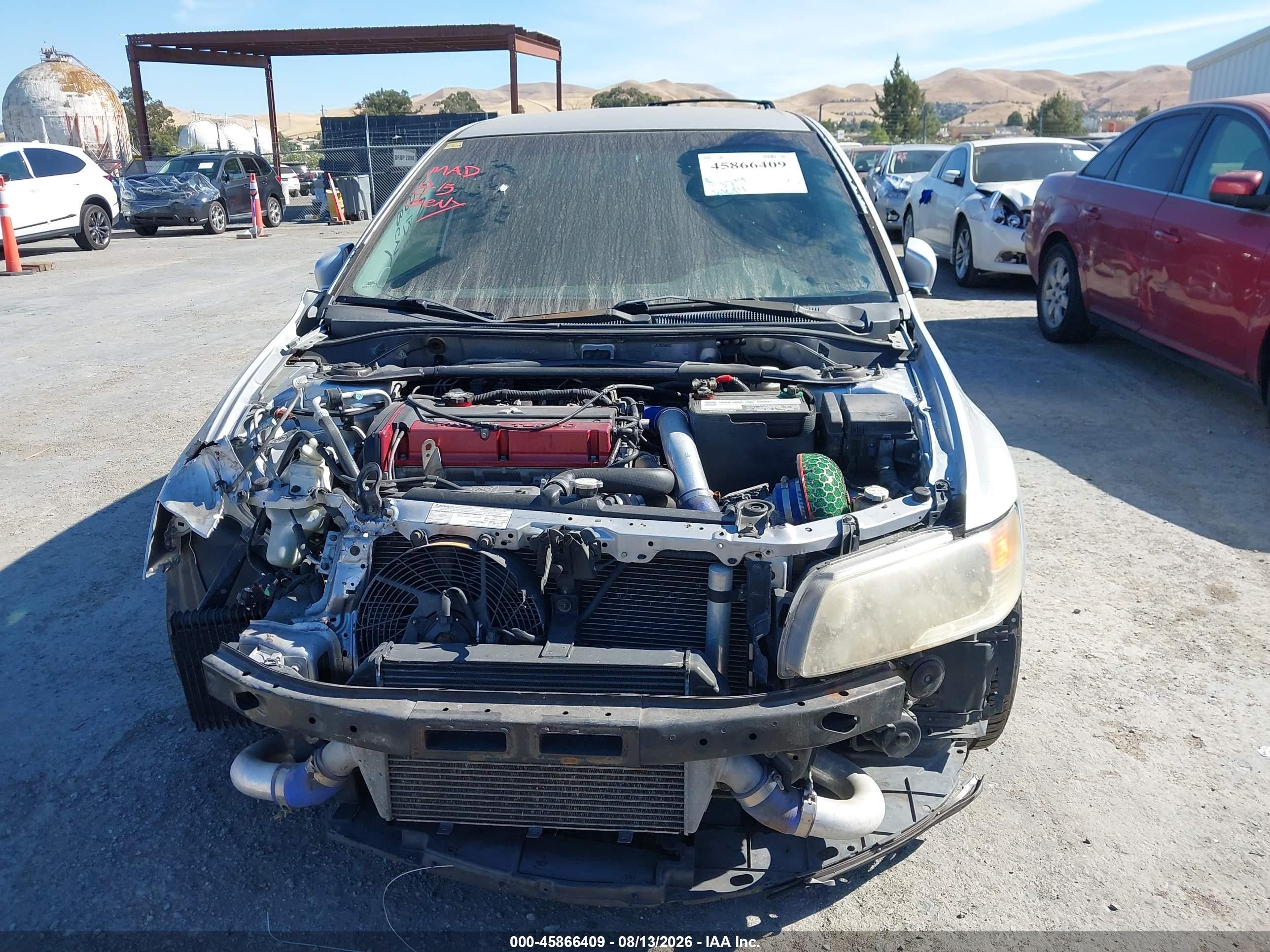 2006 Mitsubishi Lancer Evolution Ix/mr Gray vin: JA3AH86C76U034692