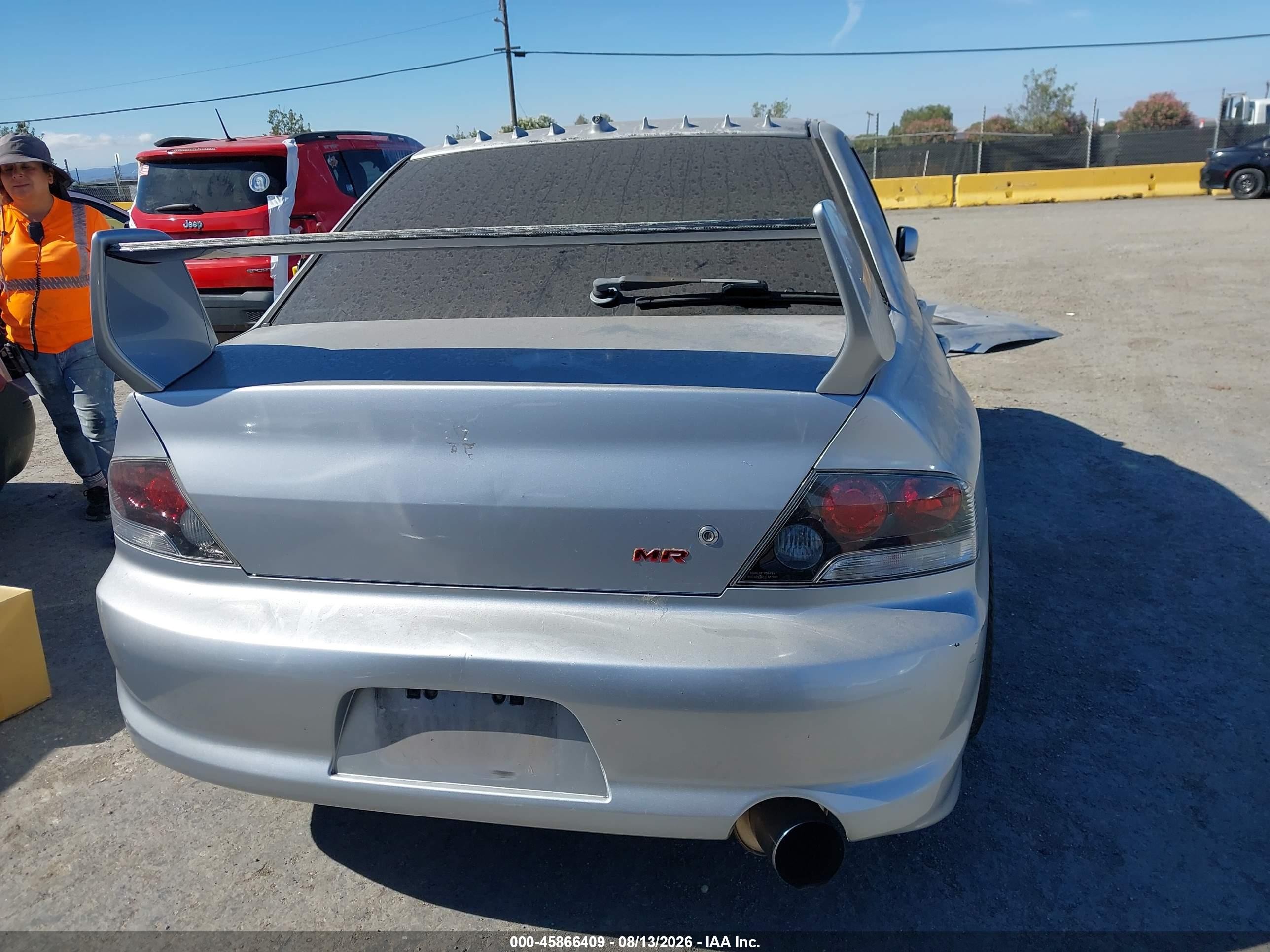 2006 Mitsubishi Lancer Evolution Ix/mr Gray vin: JA3AH86C76U034692