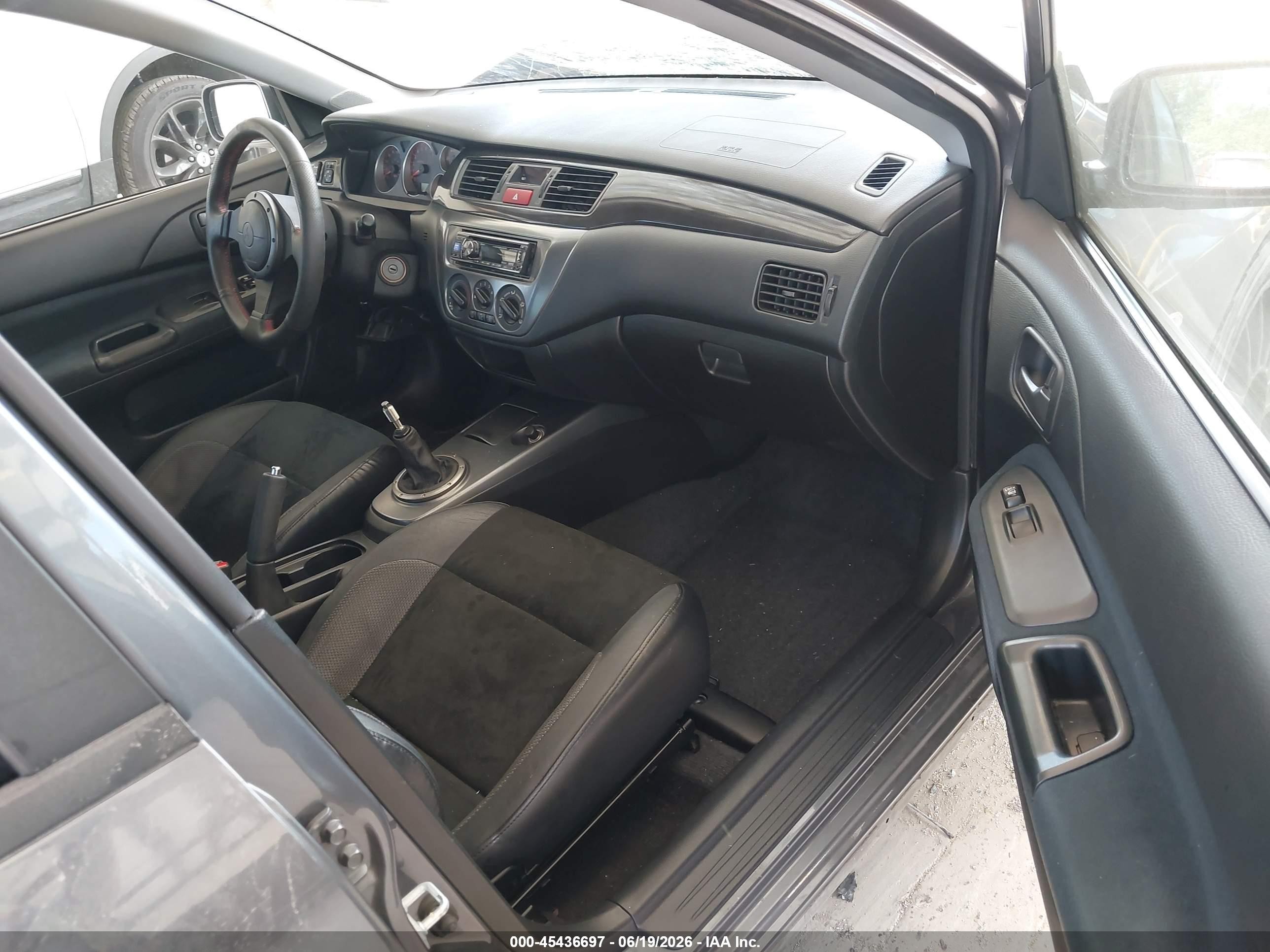 2006 Mitsubishi Lancer Evolution Ix/mr Gray vin: JA3AH86C76U047488