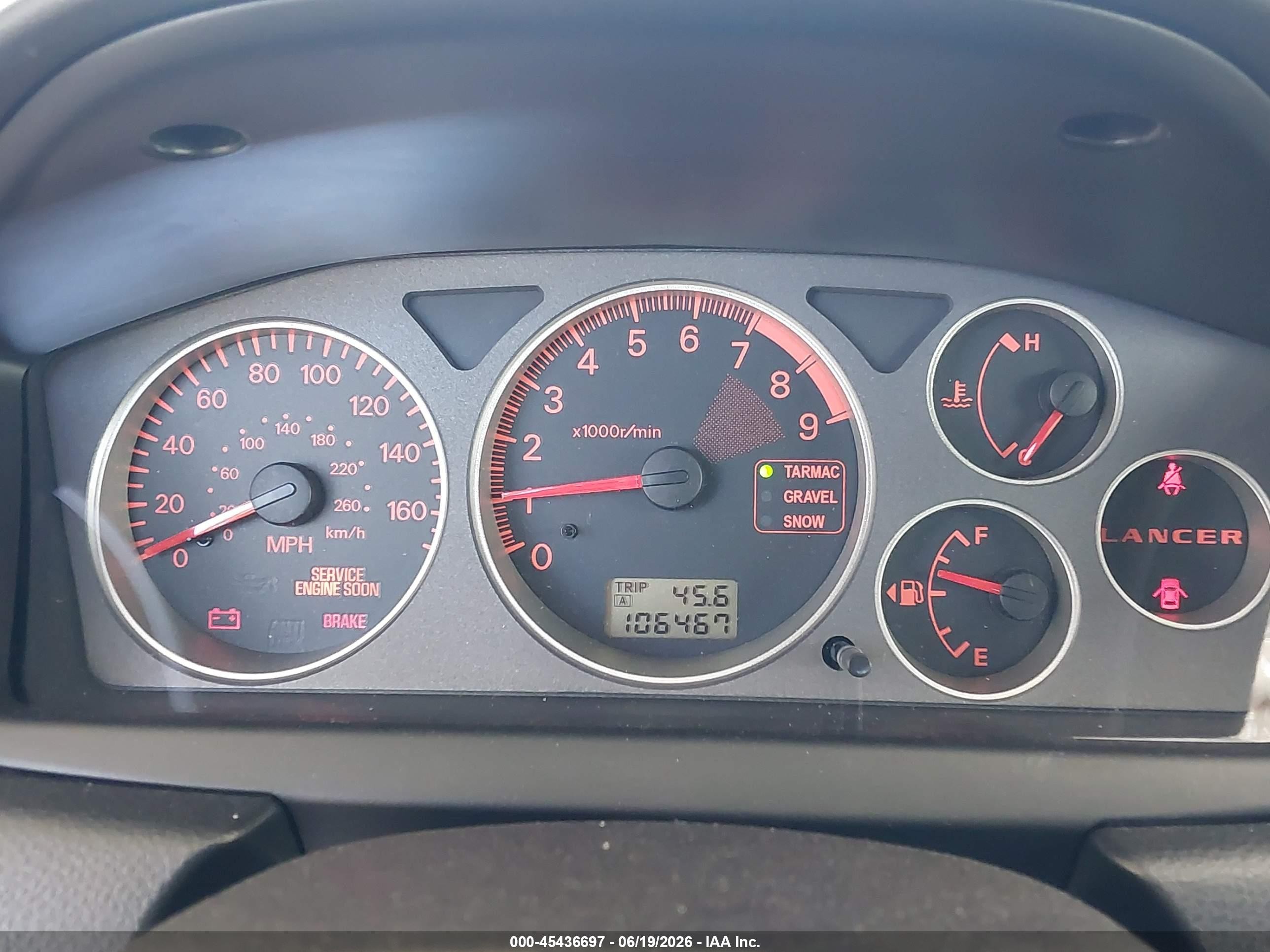 2006 Mitsubishi Lancer Evolution Ix/mr Gray vin: JA3AH86C76U047488