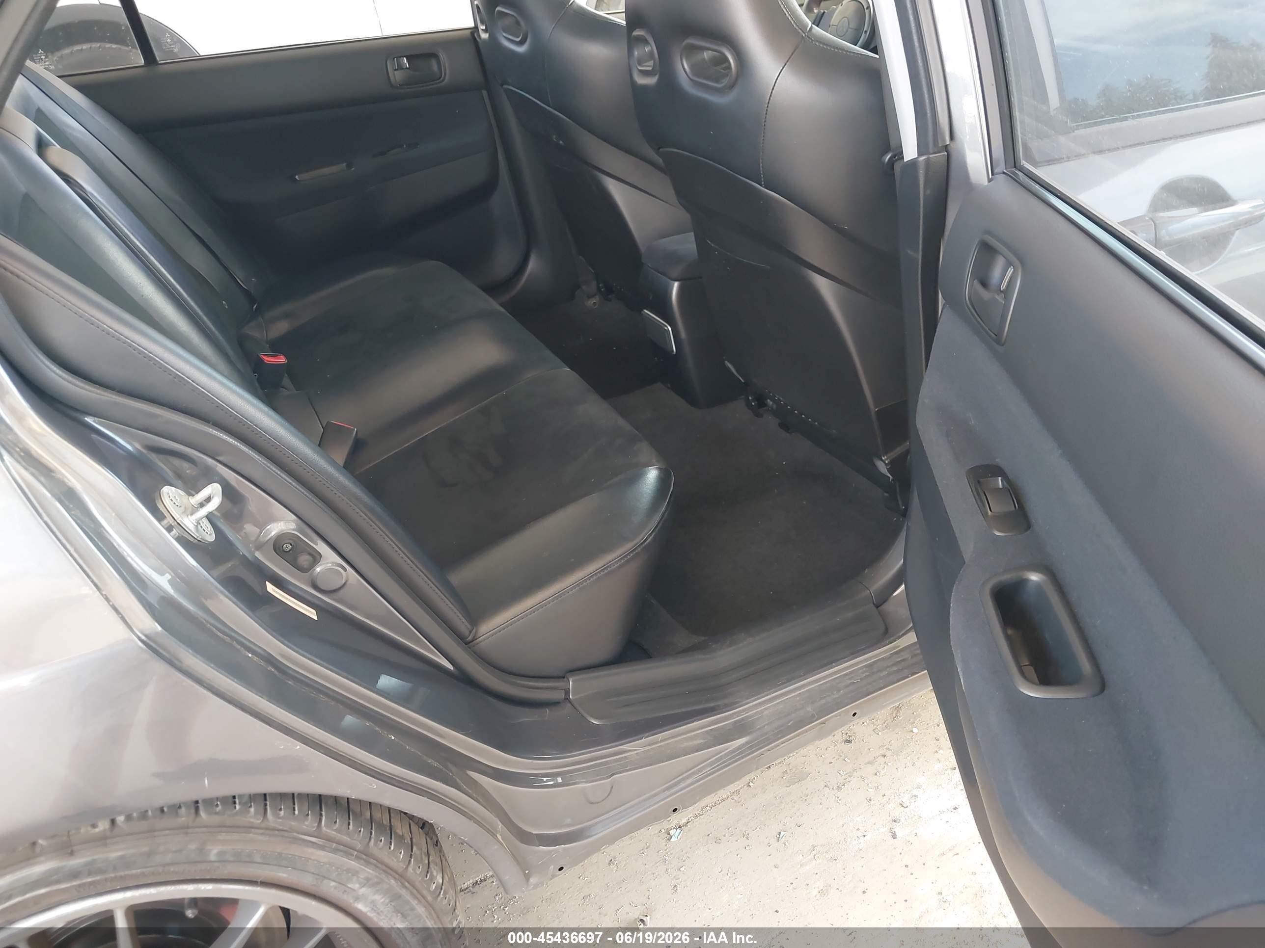2006 Mitsubishi Lancer Evolution Ix/mr Gray vin: JA3AH86C76U047488