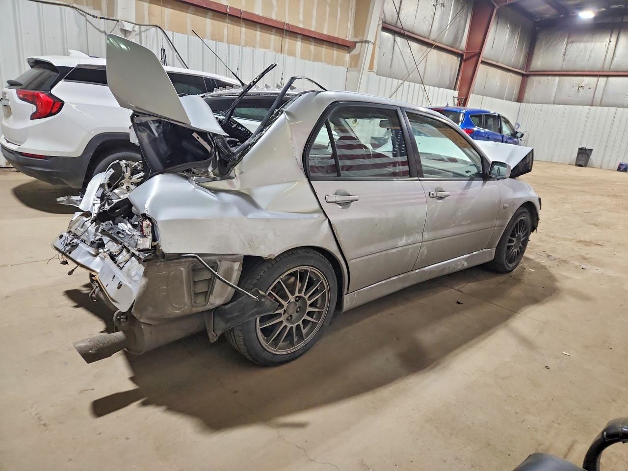 2006 Mitsubishi Lancer Evolution Gray vin: JA3AH86CX6U062406