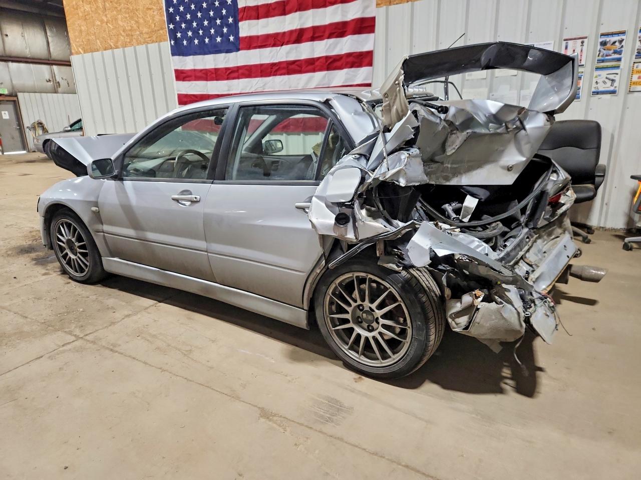2006 Mitsubishi Lancer Evolution Gray vin: JA3AH86CX6U062406