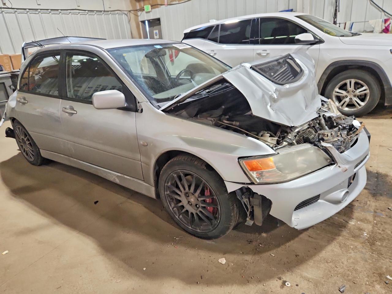 2006 Mitsubishi Lancer Evolution Gray vin: JA3AH86CX6U062406