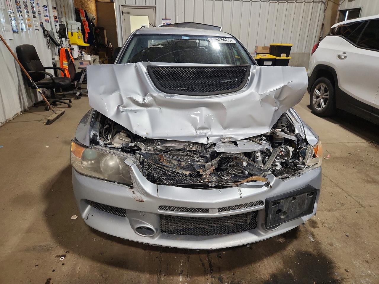 2006 Mitsubishi Lancer Evolution Gray vin: JA3AH86CX6U062406