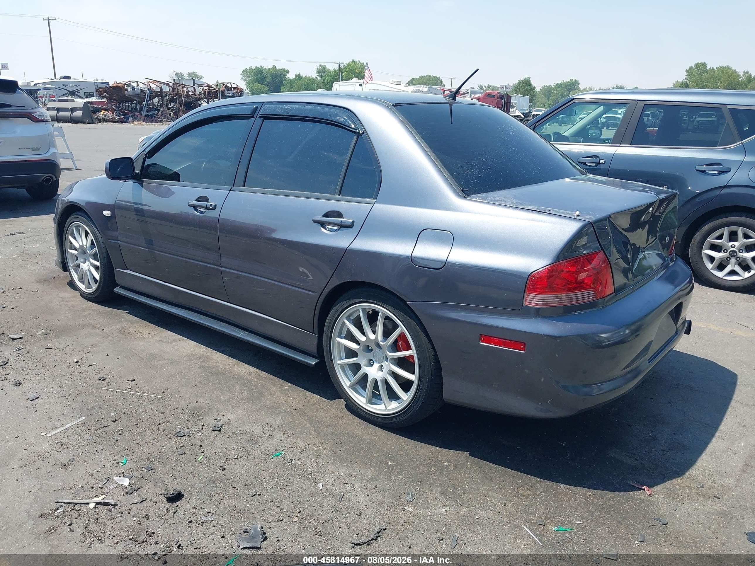 2005 Mitsubishi Lancer Evolution Mr/viii Серый vin: JA3AH86D65U031483