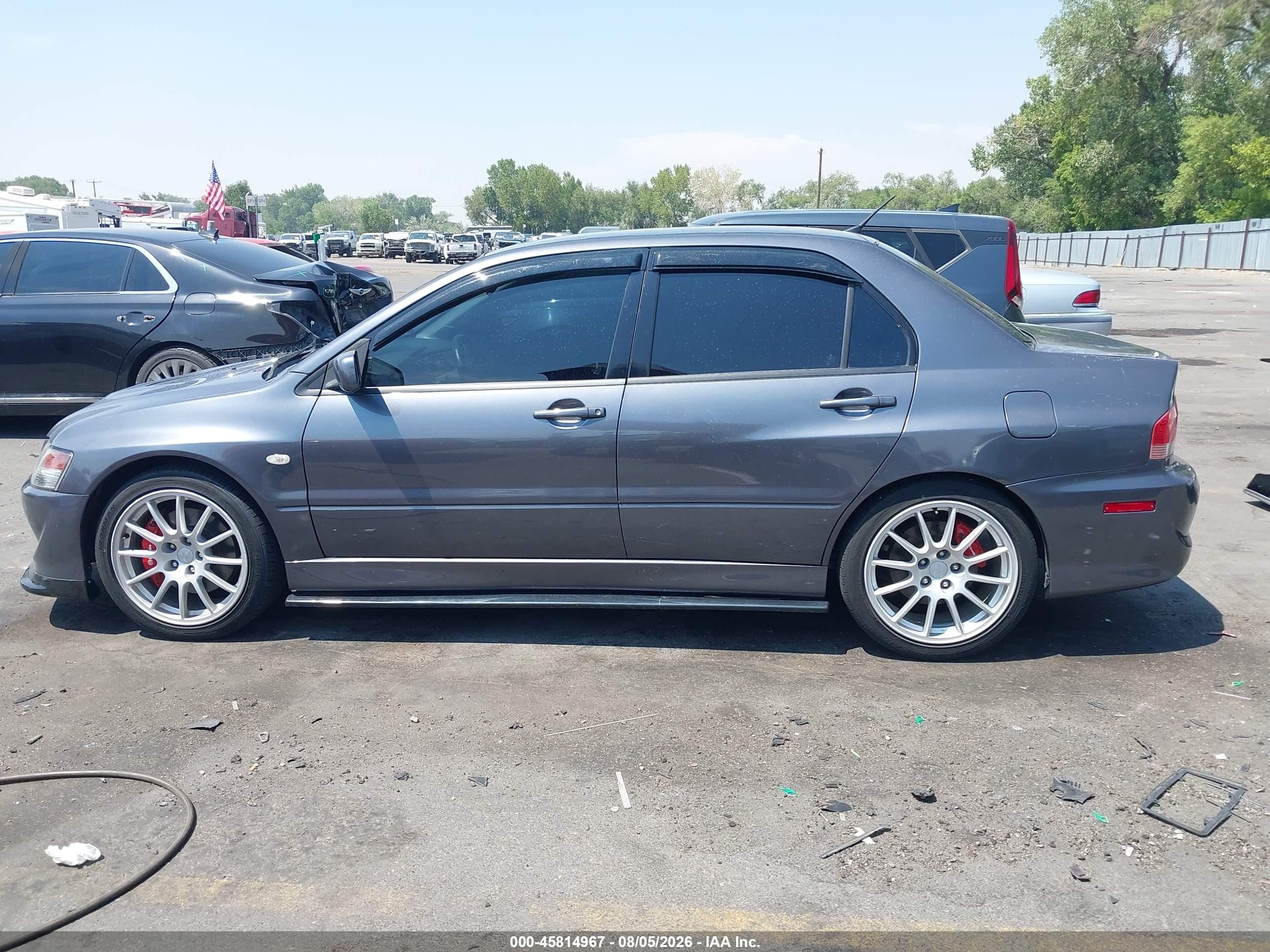 2005 Mitsubishi Lancer Evolution Mr/viii Серый vin: JA3AH86D65U031483