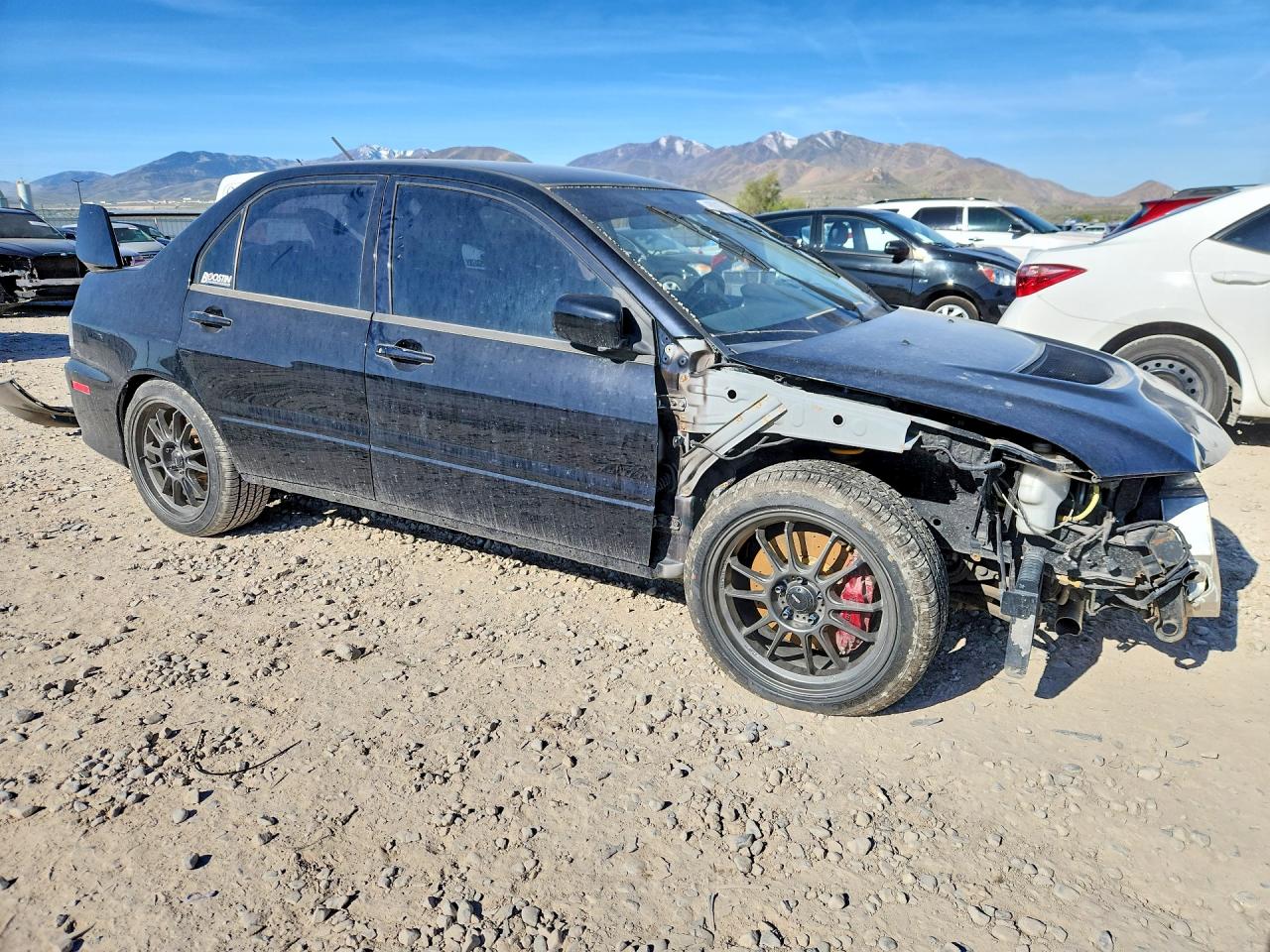 2005 Mitsubishi Lancer Evolution Черный vin: JA3AH86D95U036905