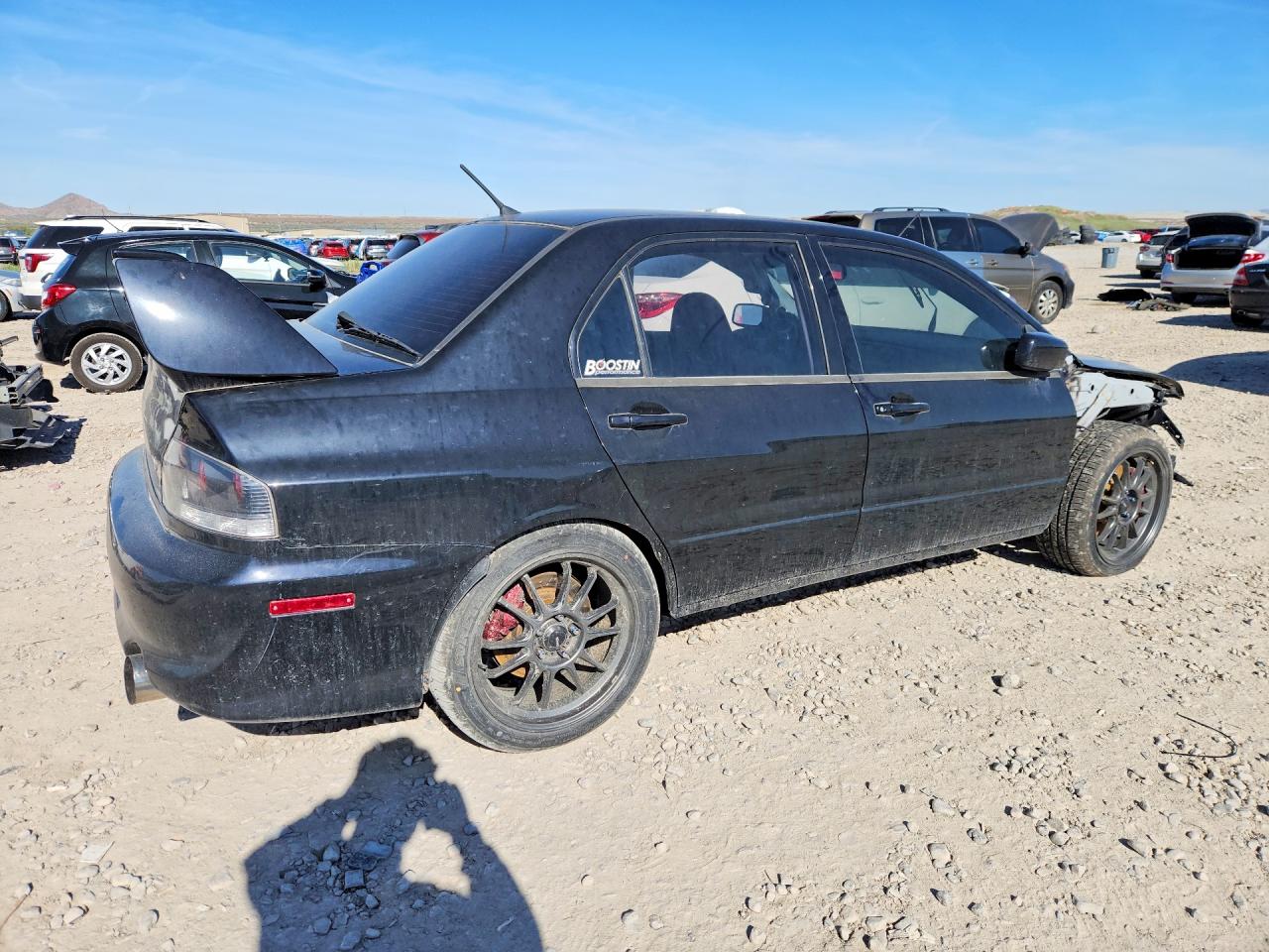 2005 Mitsubishi Lancer Evolution Черный vin: JA3AH86D95U036905