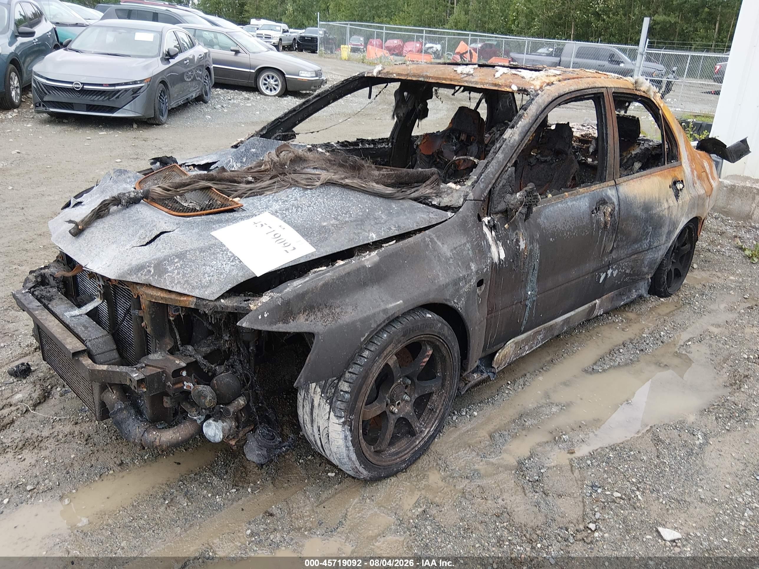 2005 Mitsubishi Lancer Evolution Mr/viii Black vin: JA3AH86D95U047015