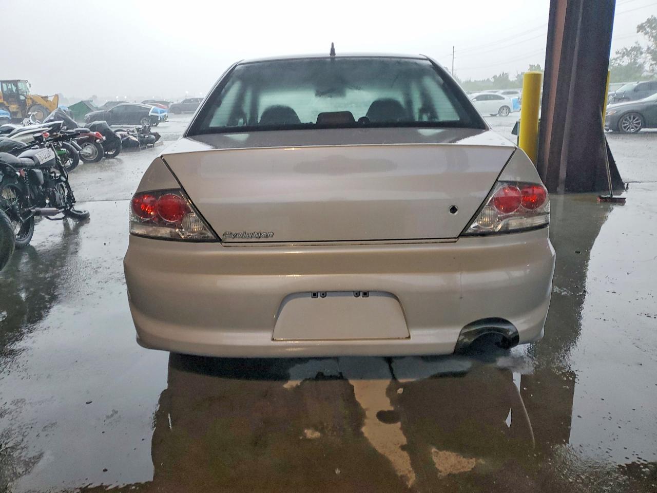 2003 Mitsubishi Lancer Evolution Silver vin: JA3AH86F23U124533
