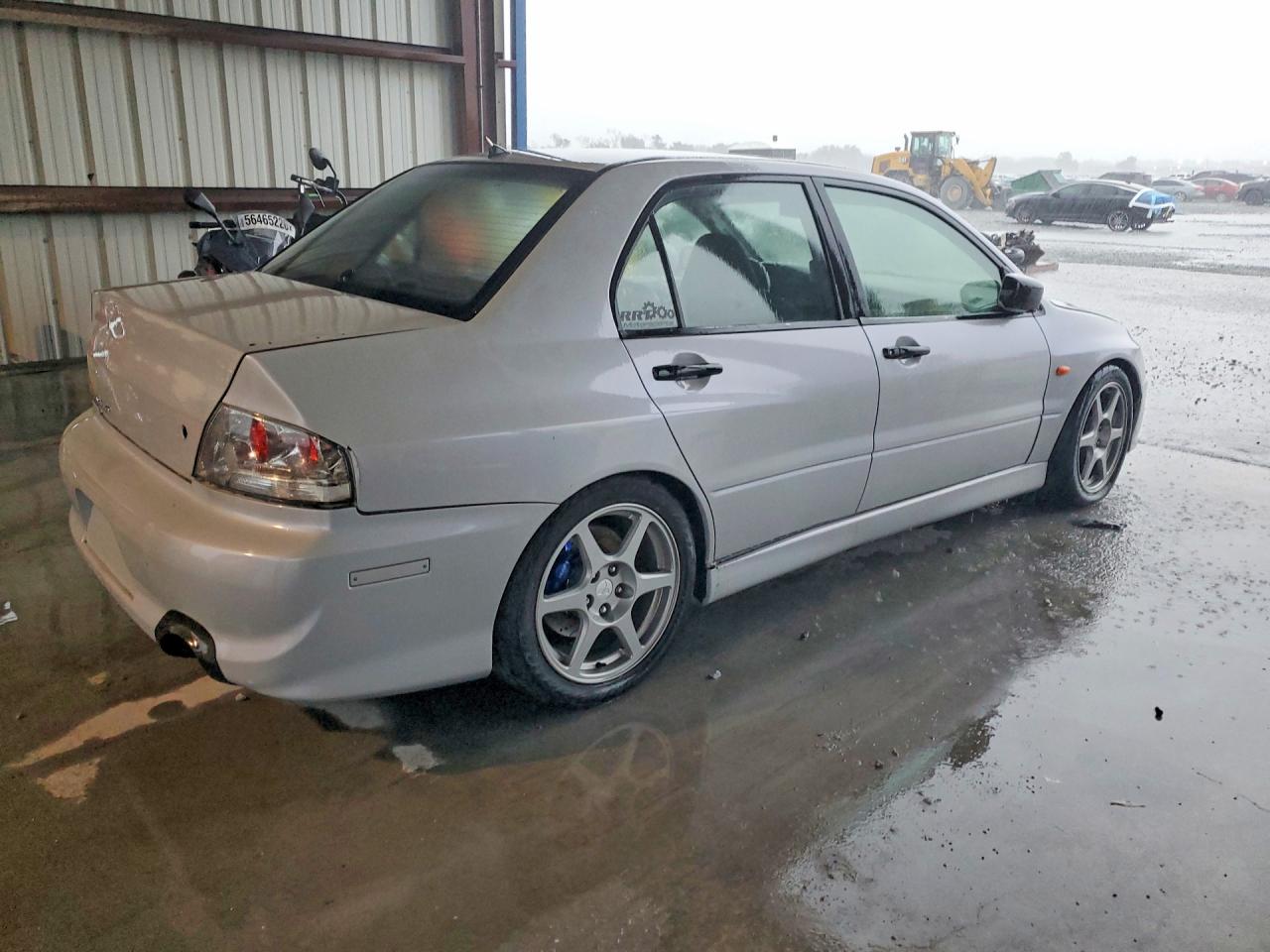 2003 Mitsubishi Lancer Evolution Silver vin: JA3AH86F23U124533