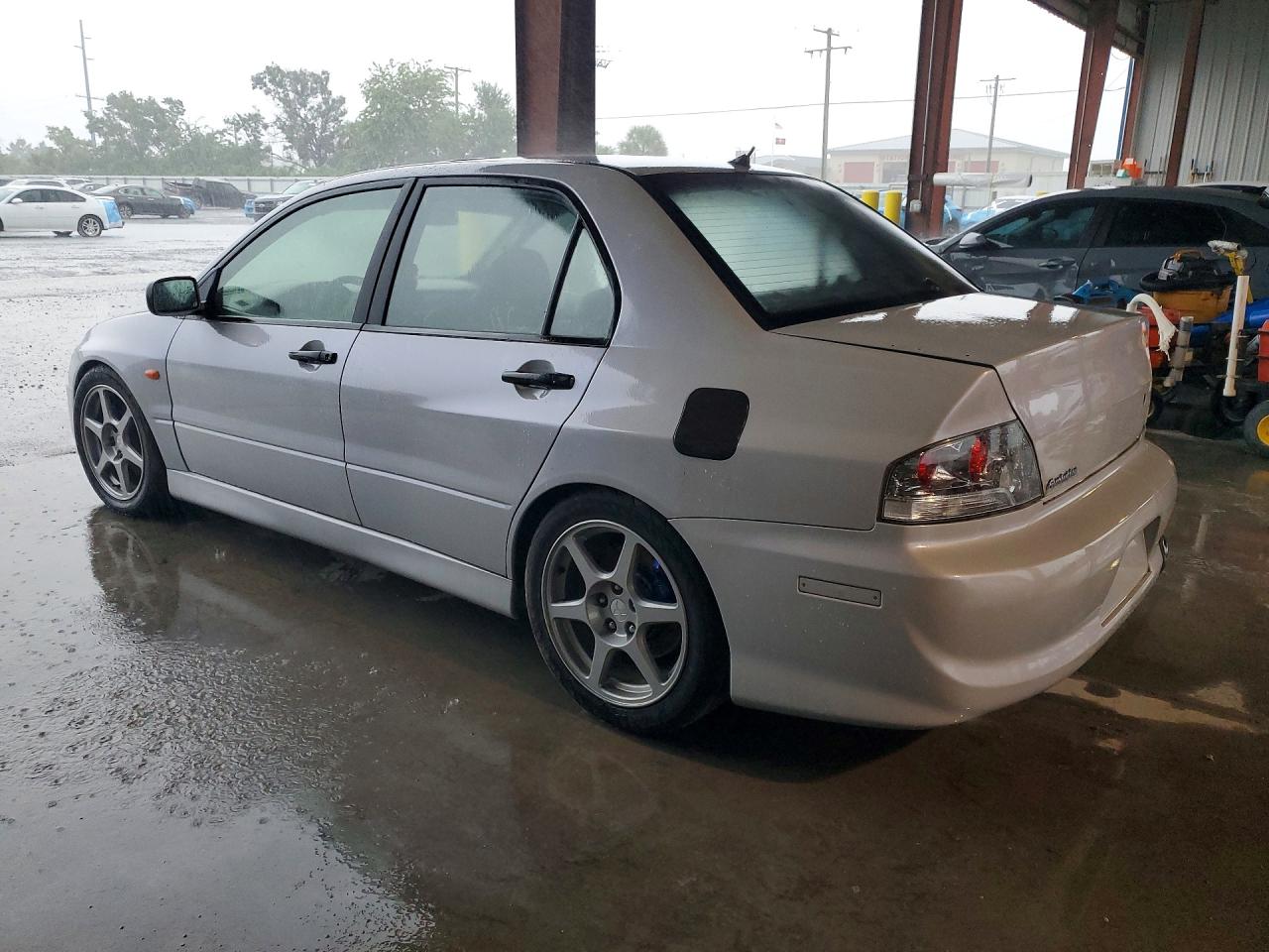 2003 Mitsubishi Lancer Evolution Silver vin: JA3AH86F23U124533